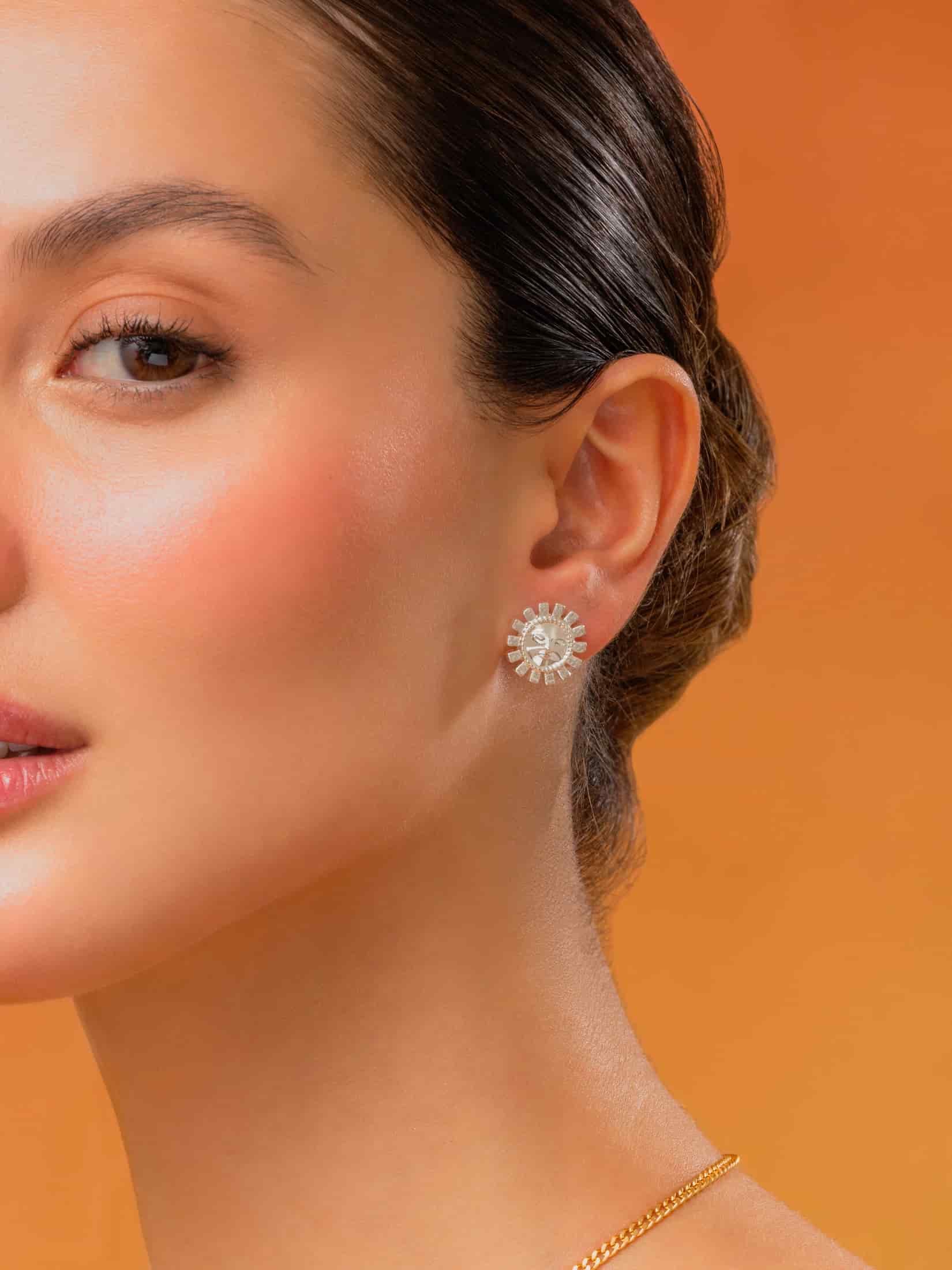 Aretes Sol Cara - miniatura 2