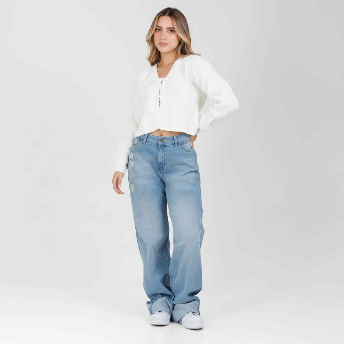 Jean Axspen Wide Leg Ax-2929 Rigido - miniatura 2