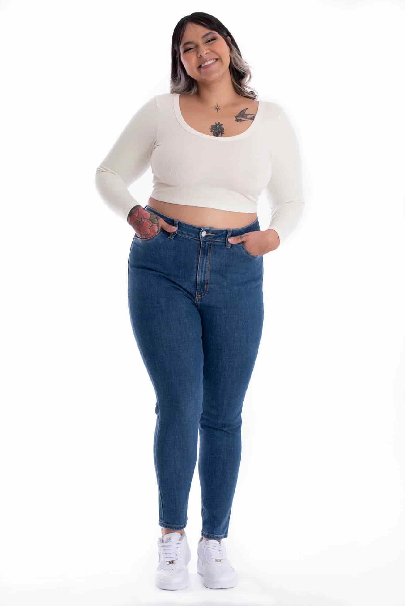 Jean Skinny Azul Medio 384 - miniatura 10