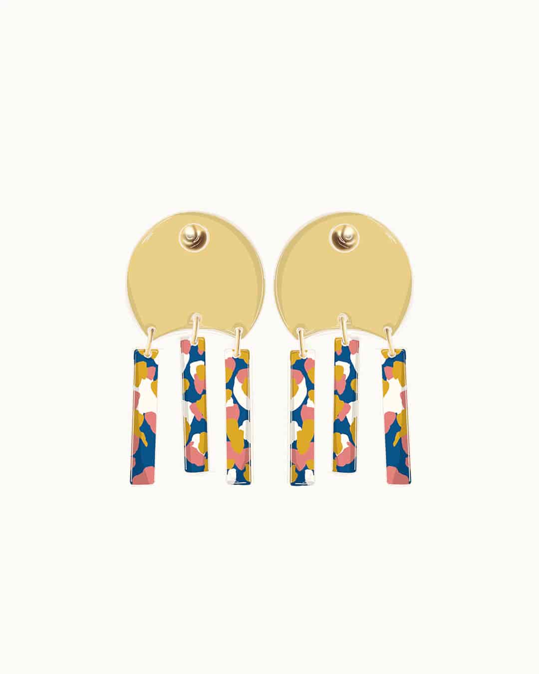 Terrazo2 Earrings - miniatura 1