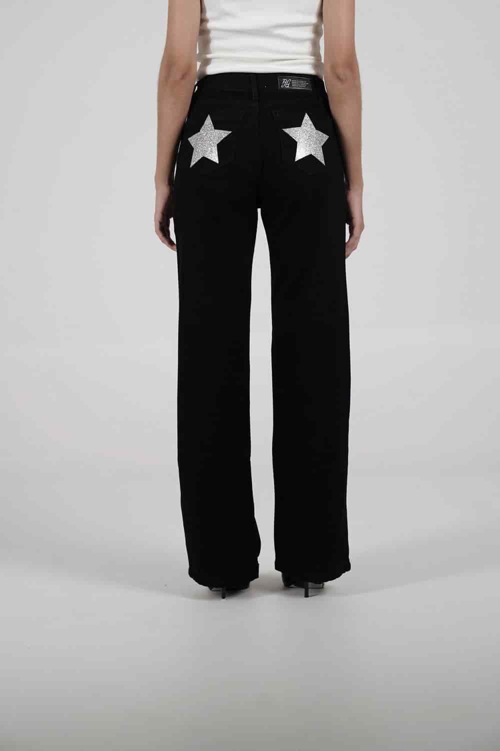 Double Black Star Jeans (Silver) - miniatura 2