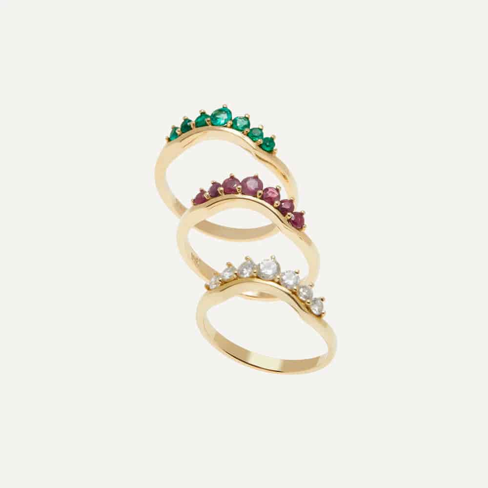 Anillo Tiara Redonda - miniatura 1
