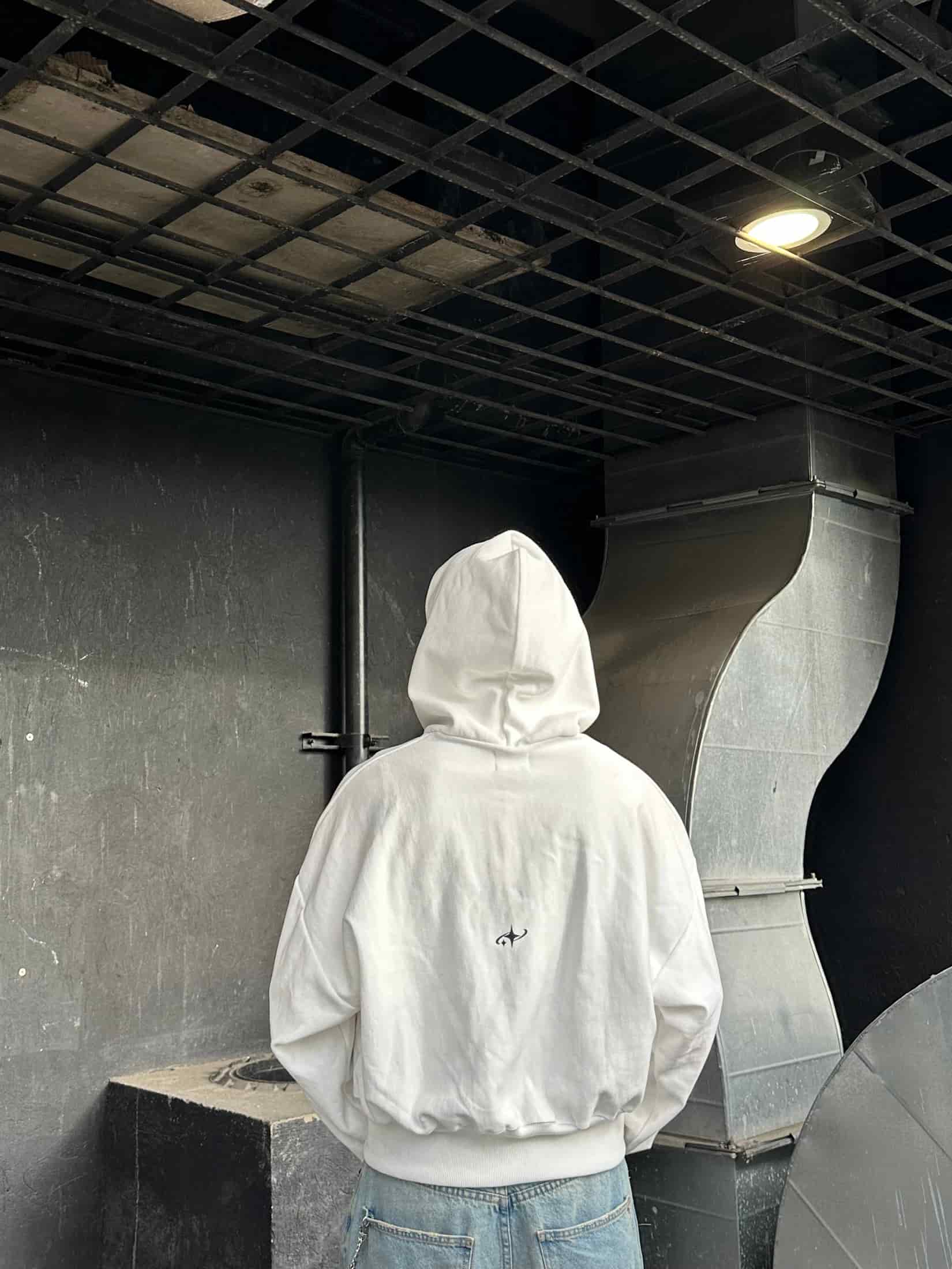 Double Zip Ivory V1 Boxy Fit - miniatura 4