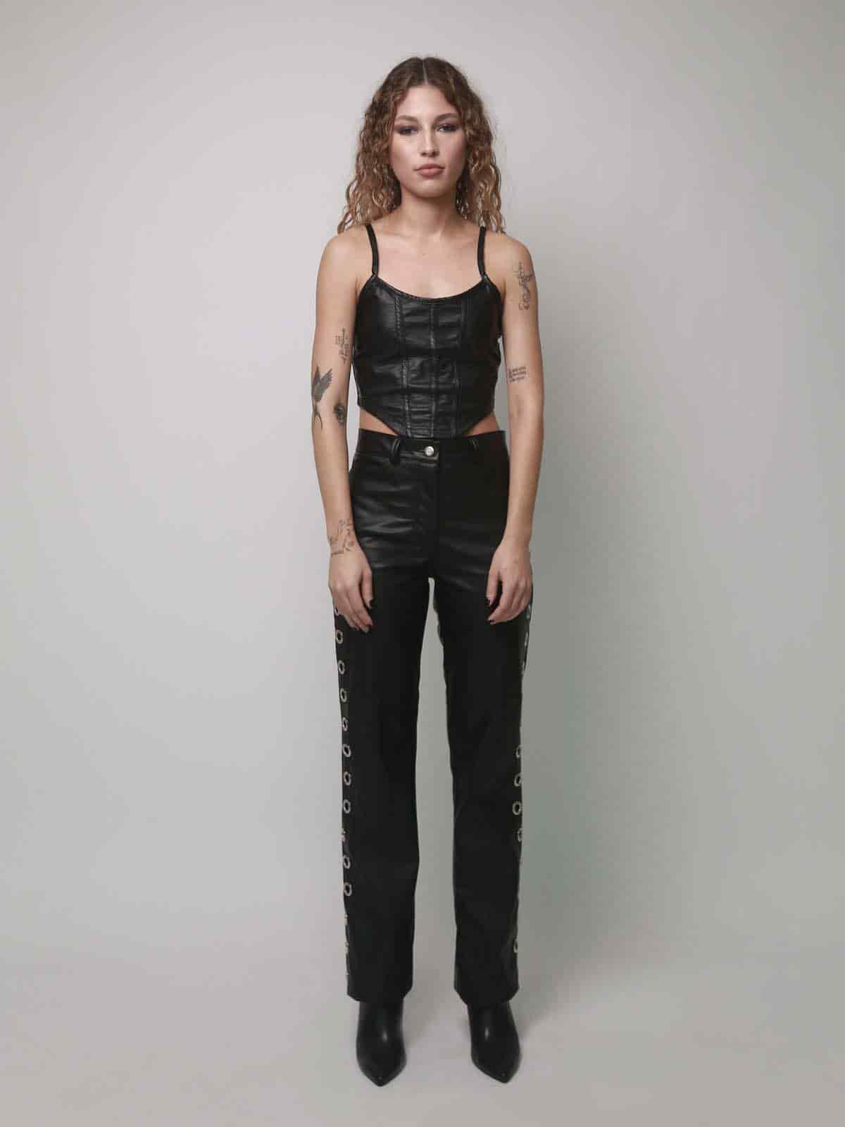 No Feelings Corset Top in Punk Rock - miniatura 1
