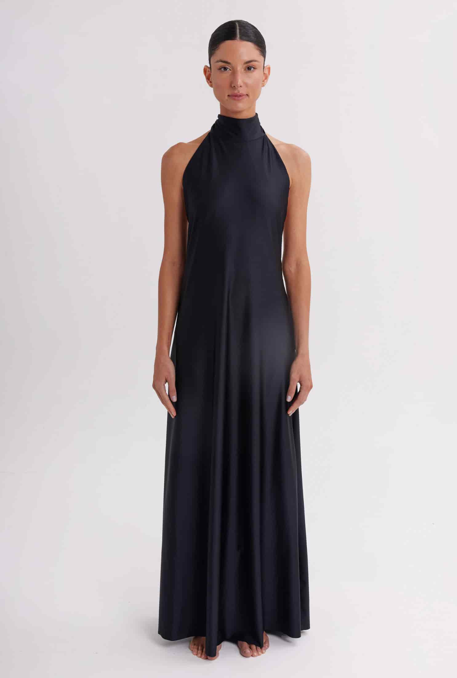 Vestido Largo Mujer Aradia Black - miniatura 1