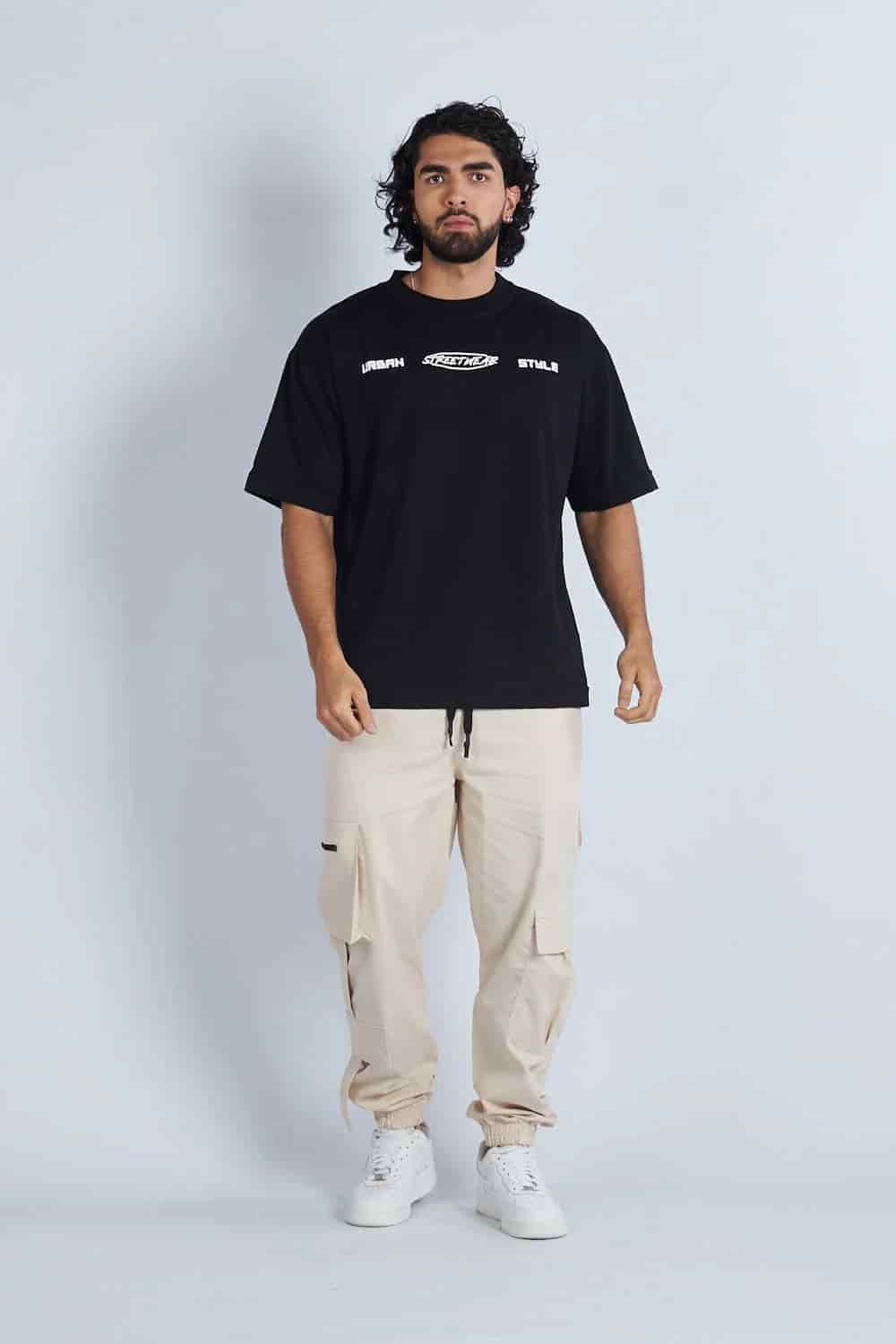 Camiseta oversize estampada Negro | DROP 03 | - miniatura 5
