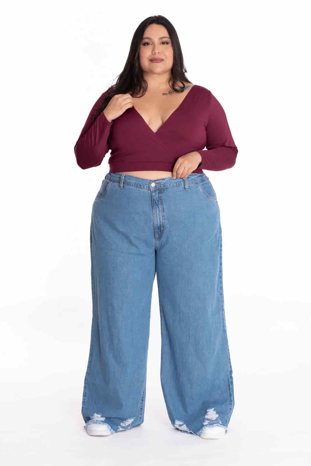 Crop Top Molly Vino - miniatura 2