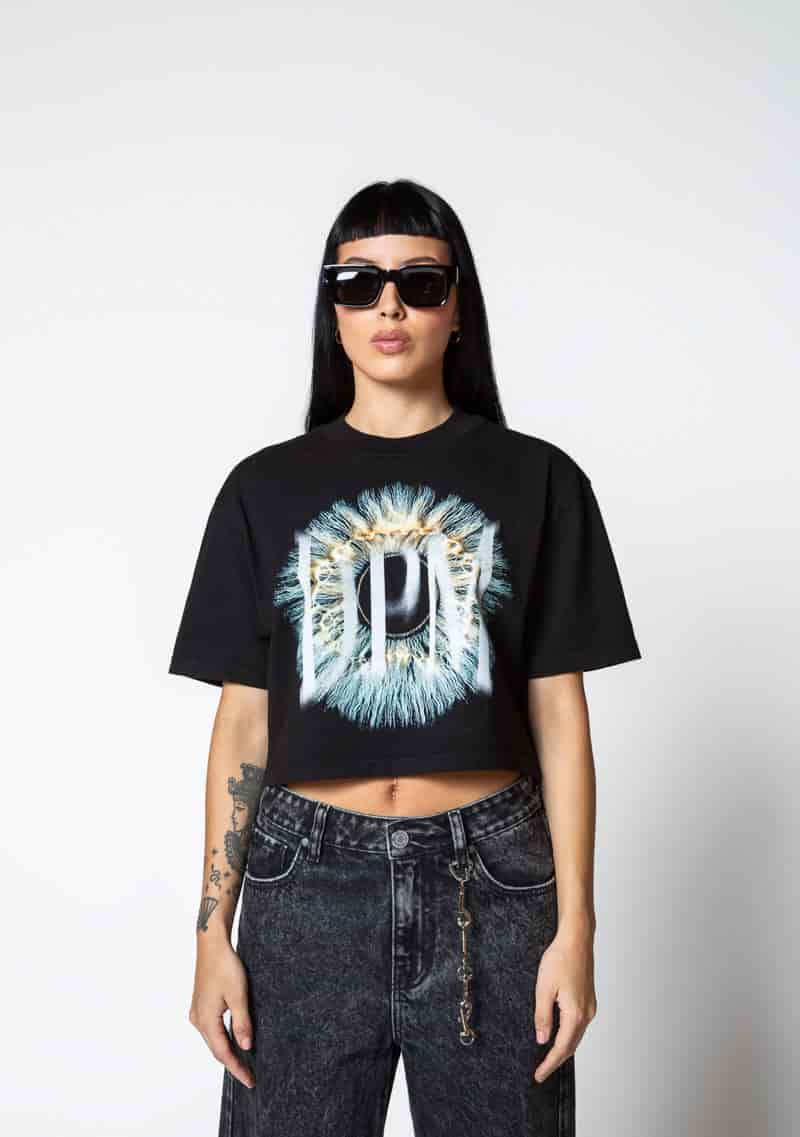 Dopamine black eye crop top - miniatura 2