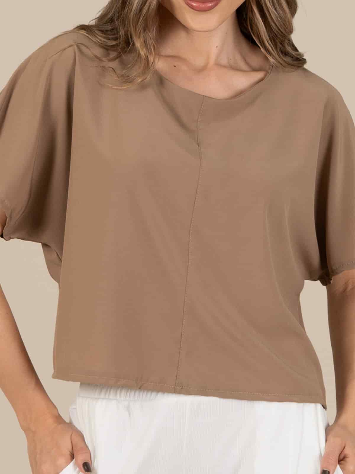 Blusa lara holly cafe - miniatura 5