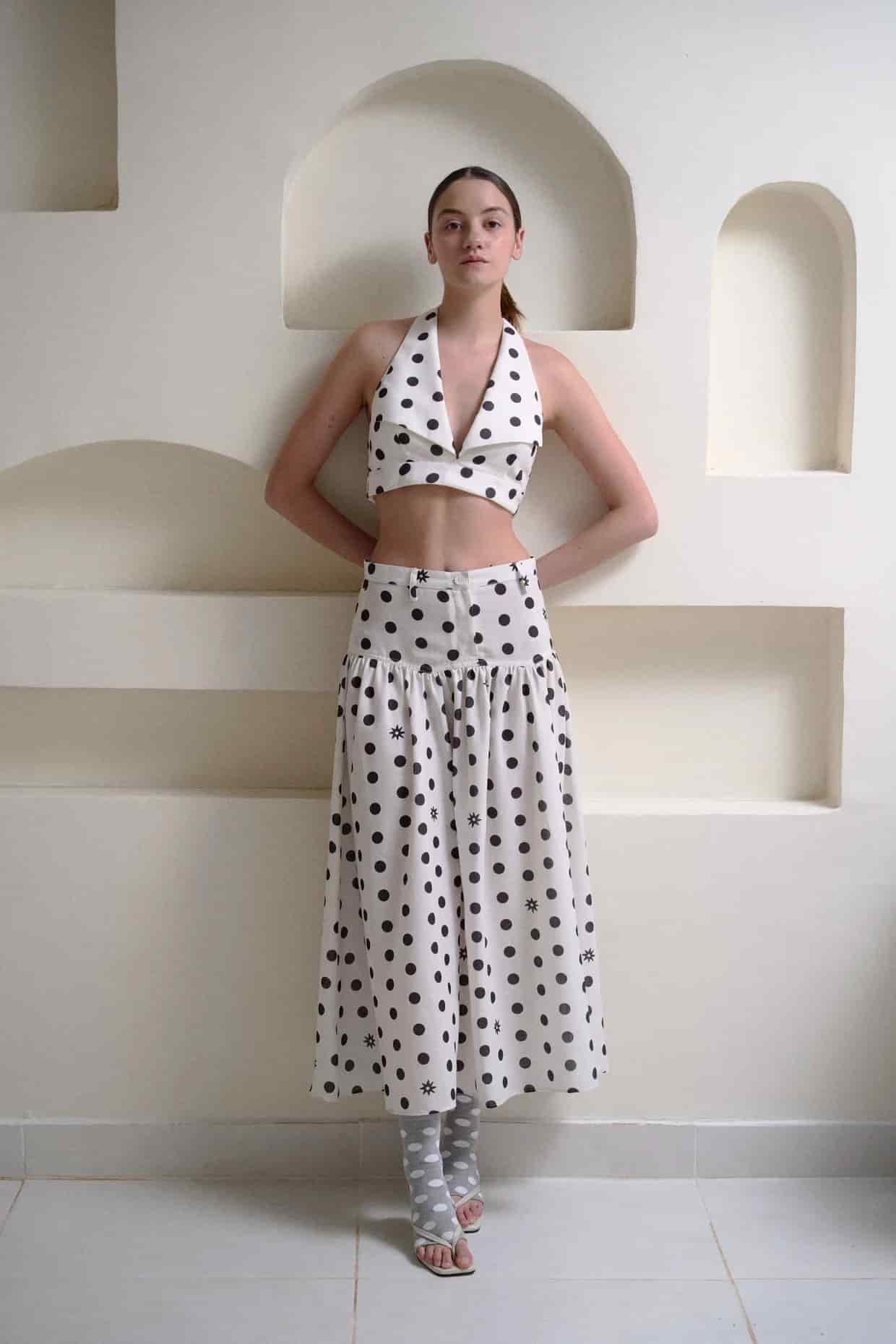 DOTTIE MAXI SKIRT - miniatura 3