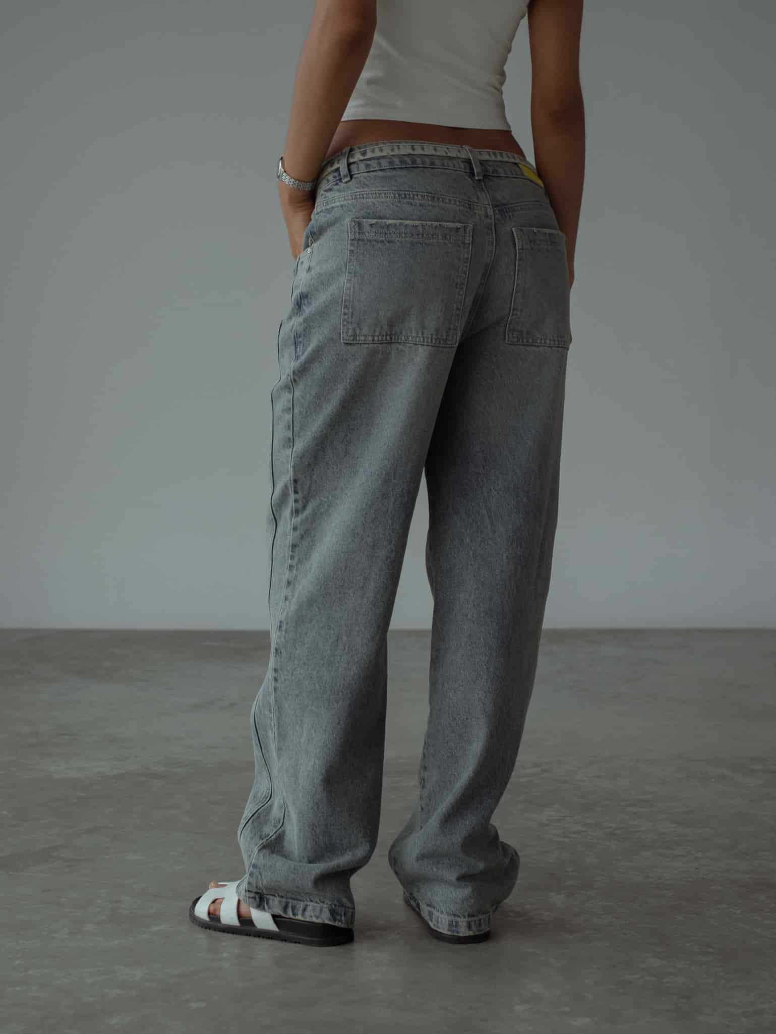 LOOSE CORD JEAN - DIRTY WASH CLEAR BLUE - miniatura 11
