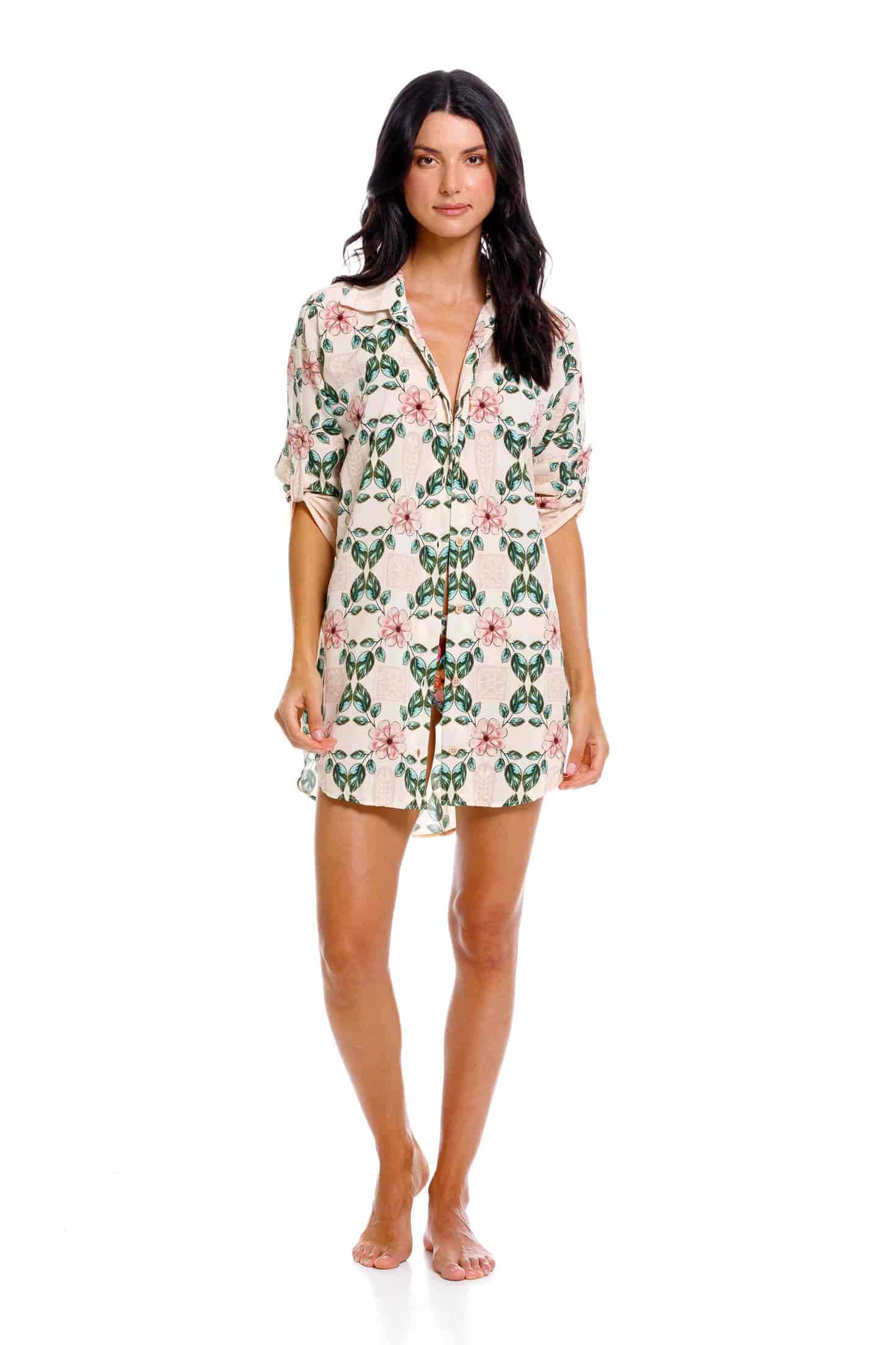 Camisón Kenia Flores - miniatura 1