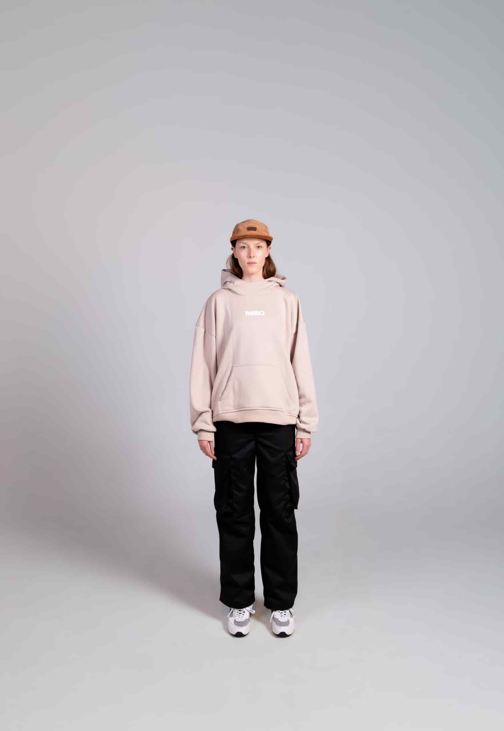 Hoodie Oversize Beigie - miniatura 5