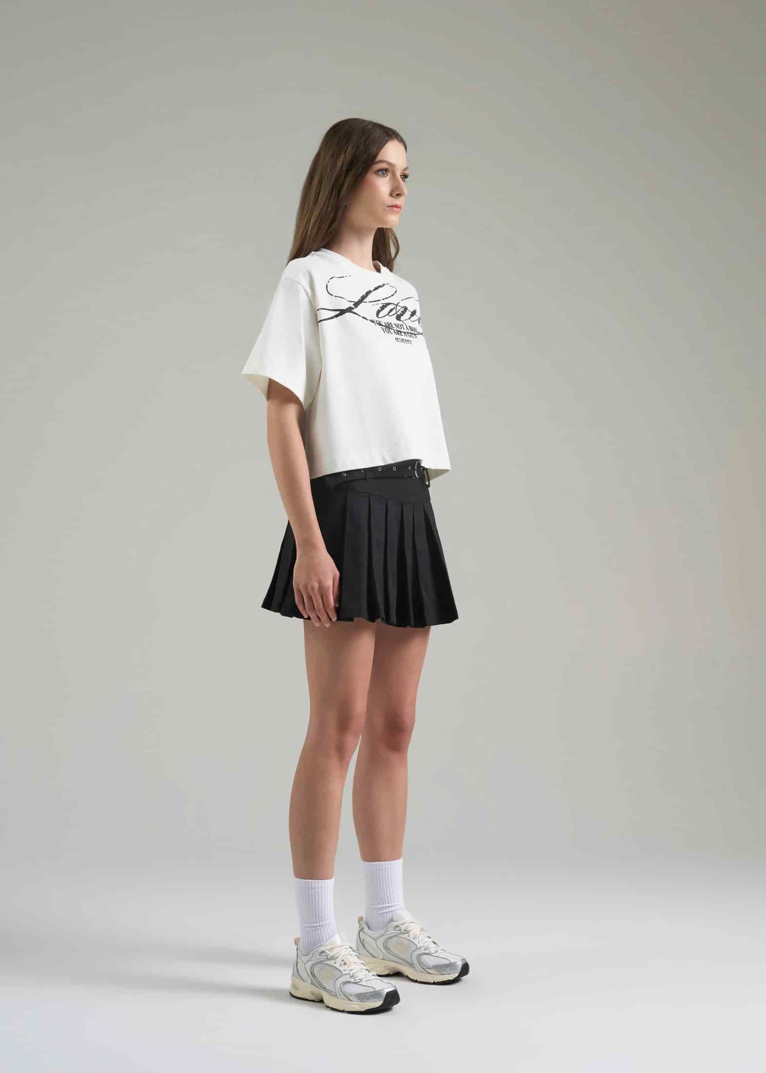 WHITE FLOWER CROP TOP - miniatura 5
