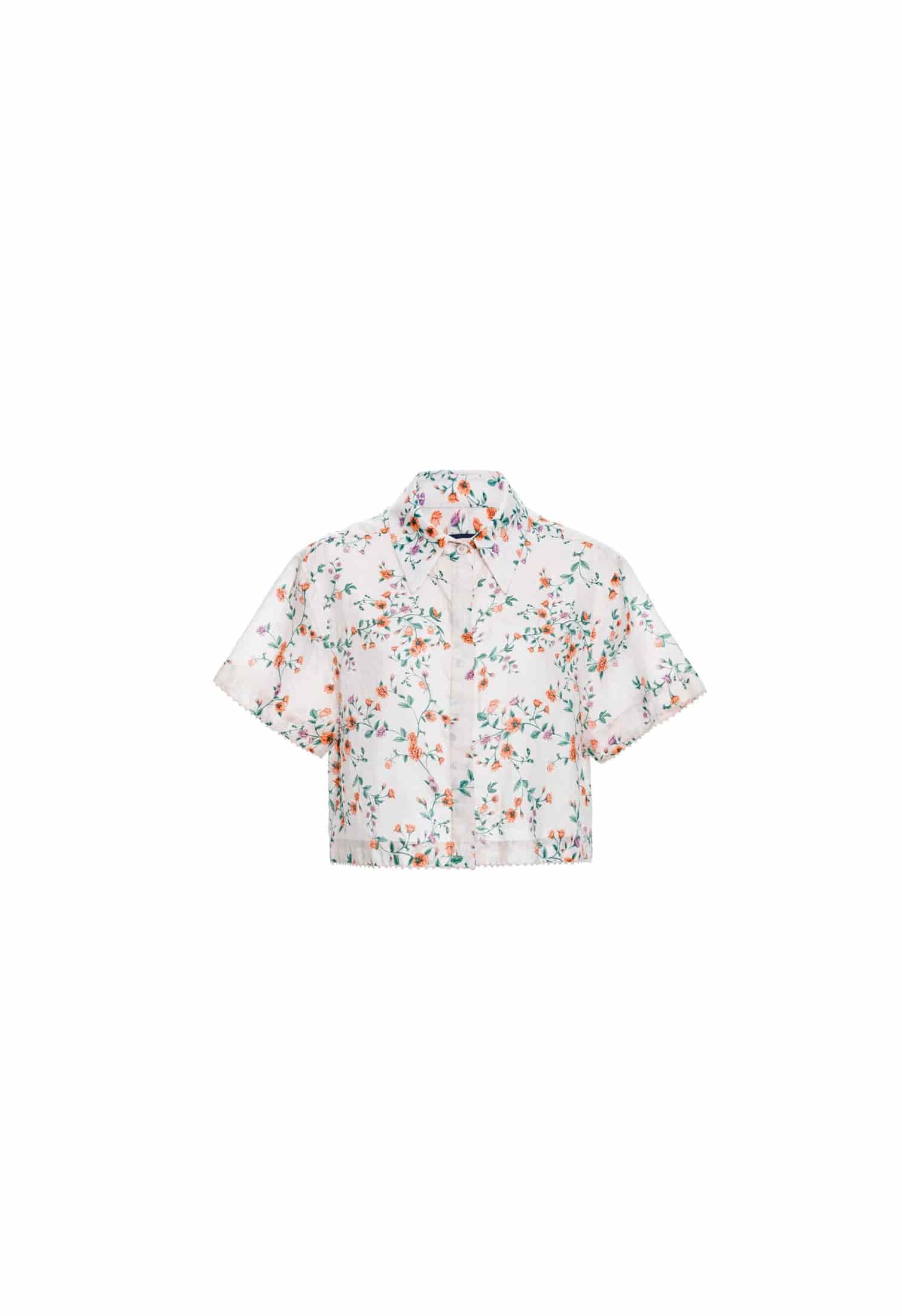 Virtuosa Chinesis Cropped Shirt - miniatura 5