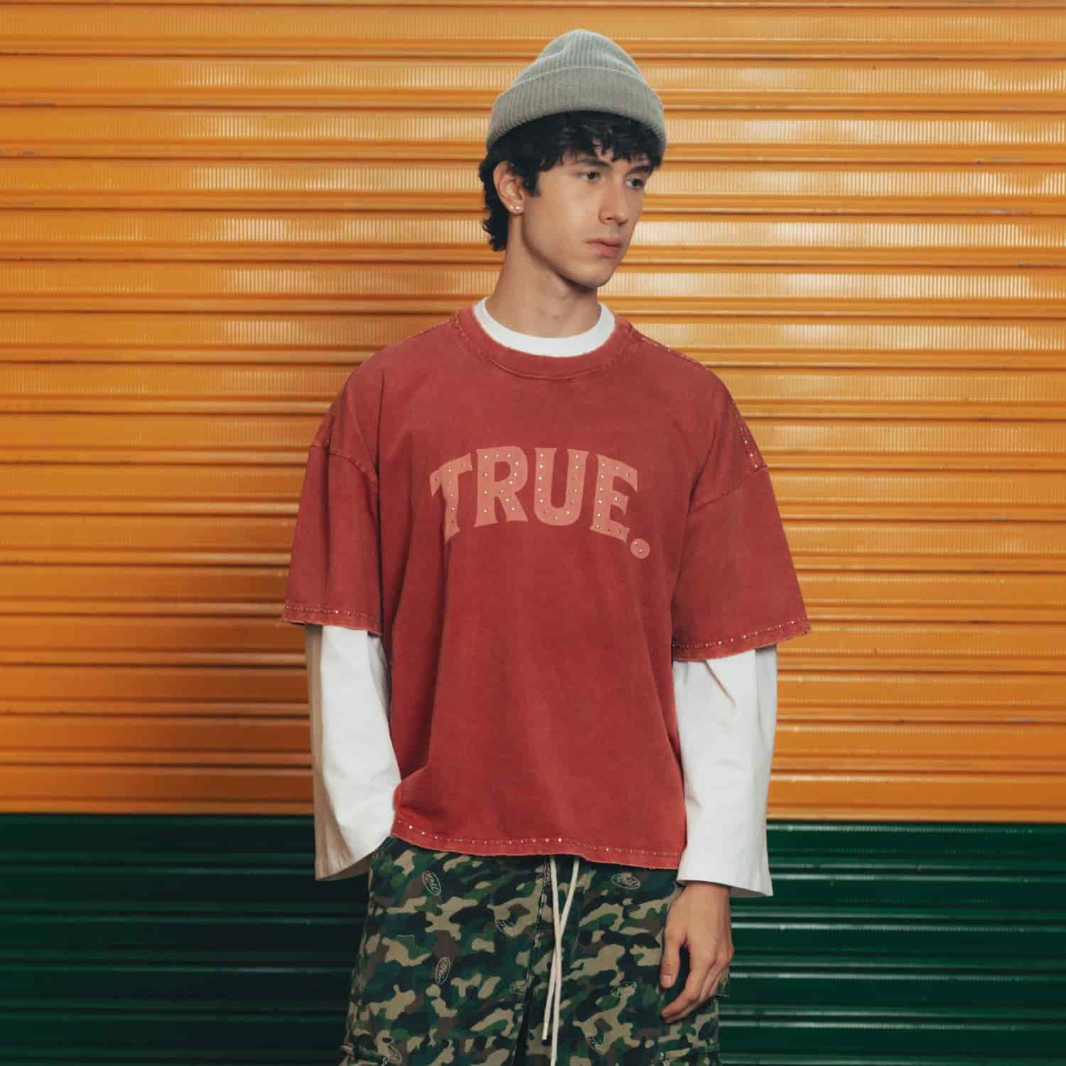Latino Vintage Boxy Tee - Burgundy - miniatura 2