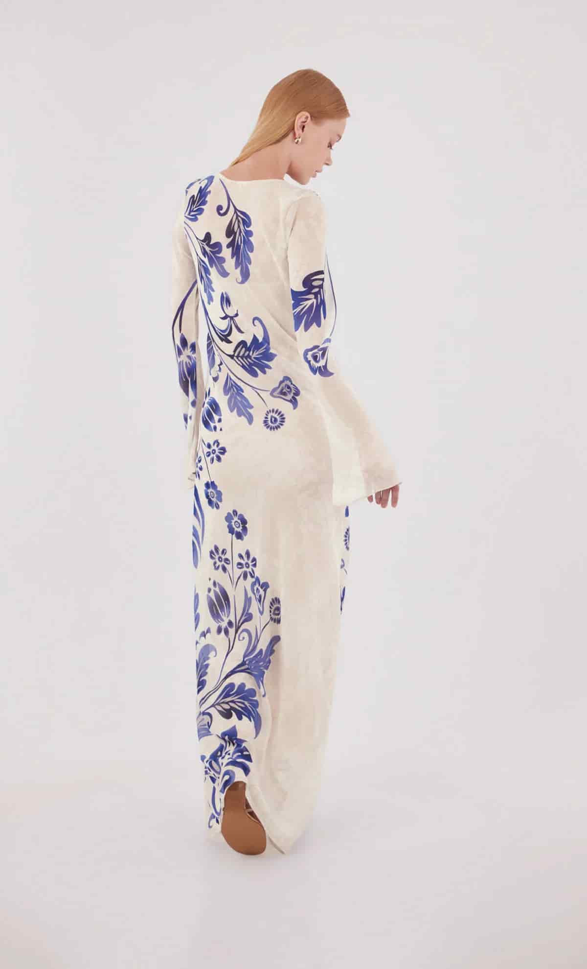 Vestido largo Venomous Blue - miniatura 8