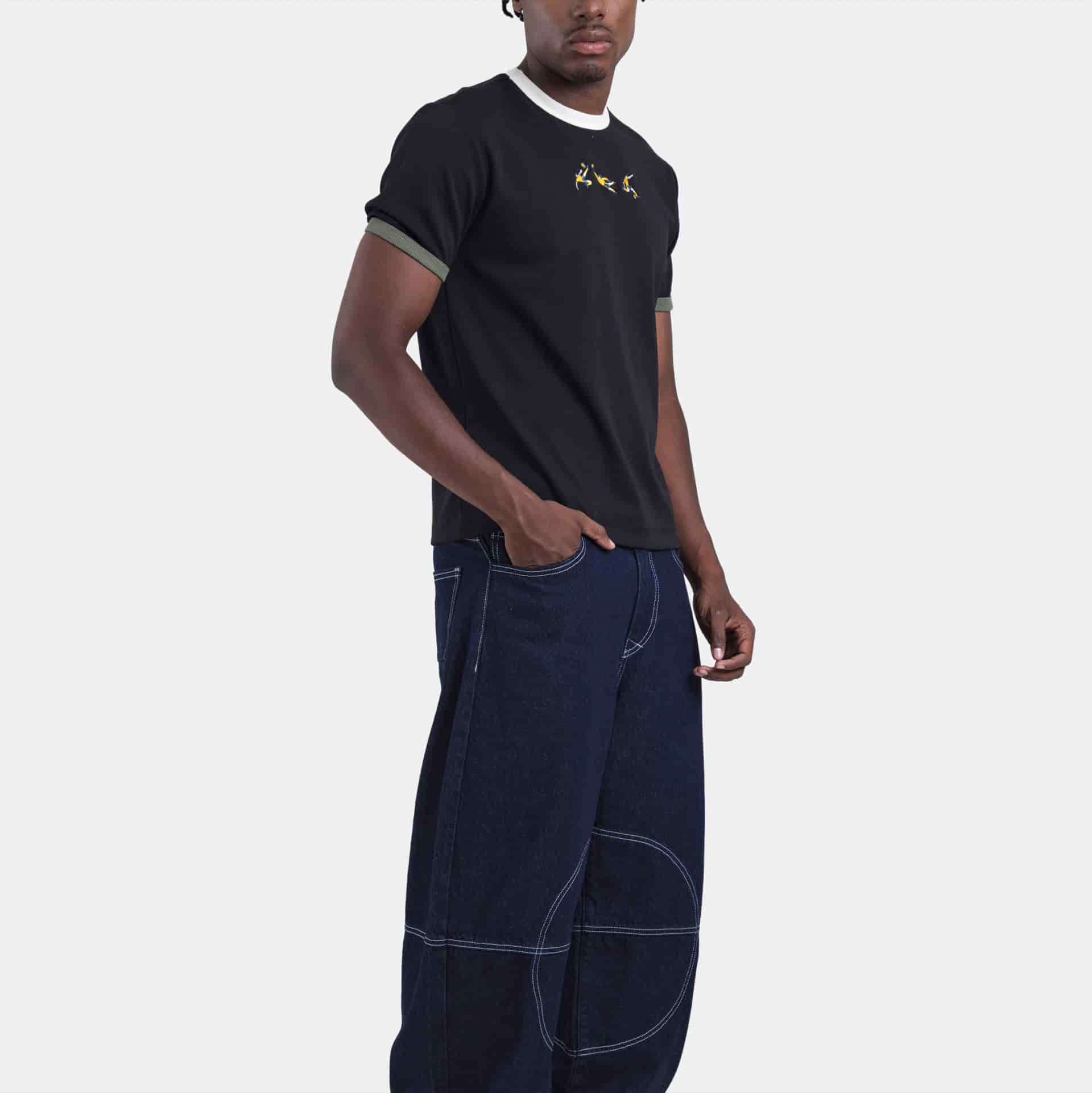 Gol Ringer Tee Negro - miniatura 4
