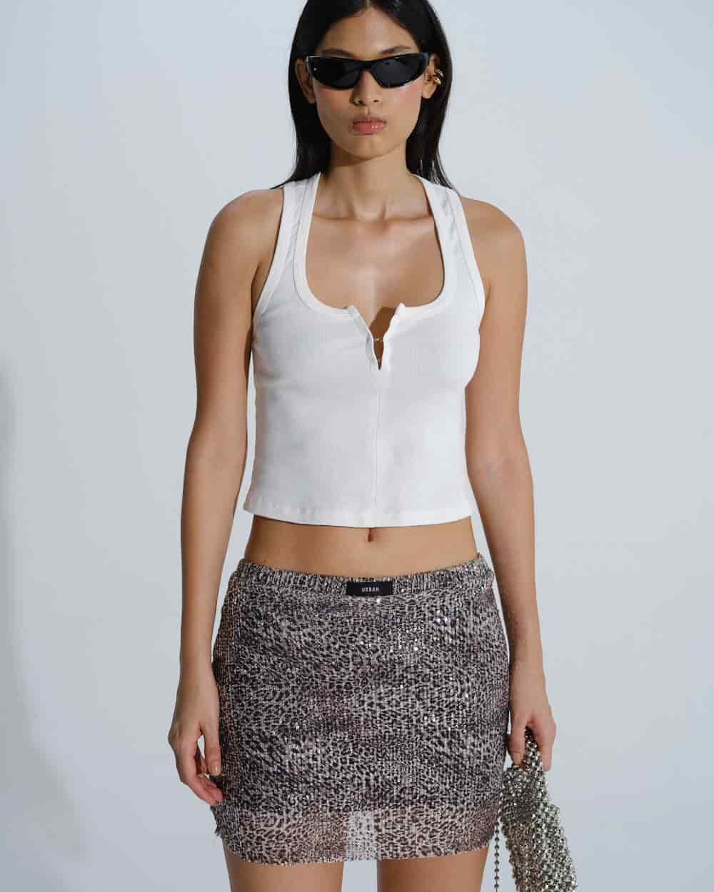 SEQUIN MINI SKIRT - miniatura 5