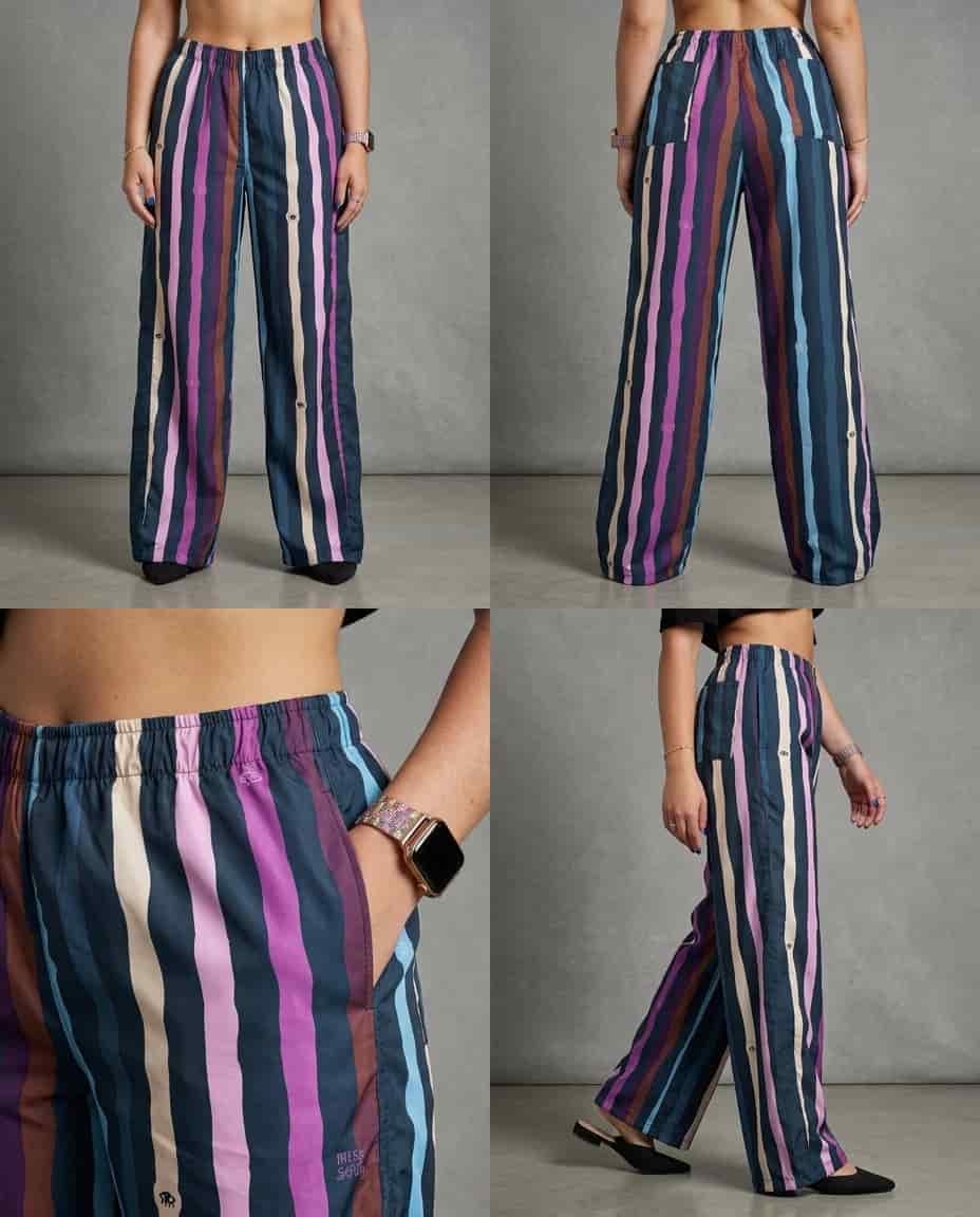 Pantalón Azul Ondeado - miniatura 10