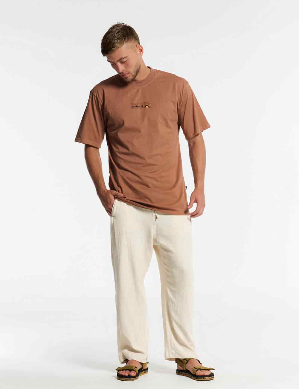 Camiseta oversize Rao marron - miniatura 6
