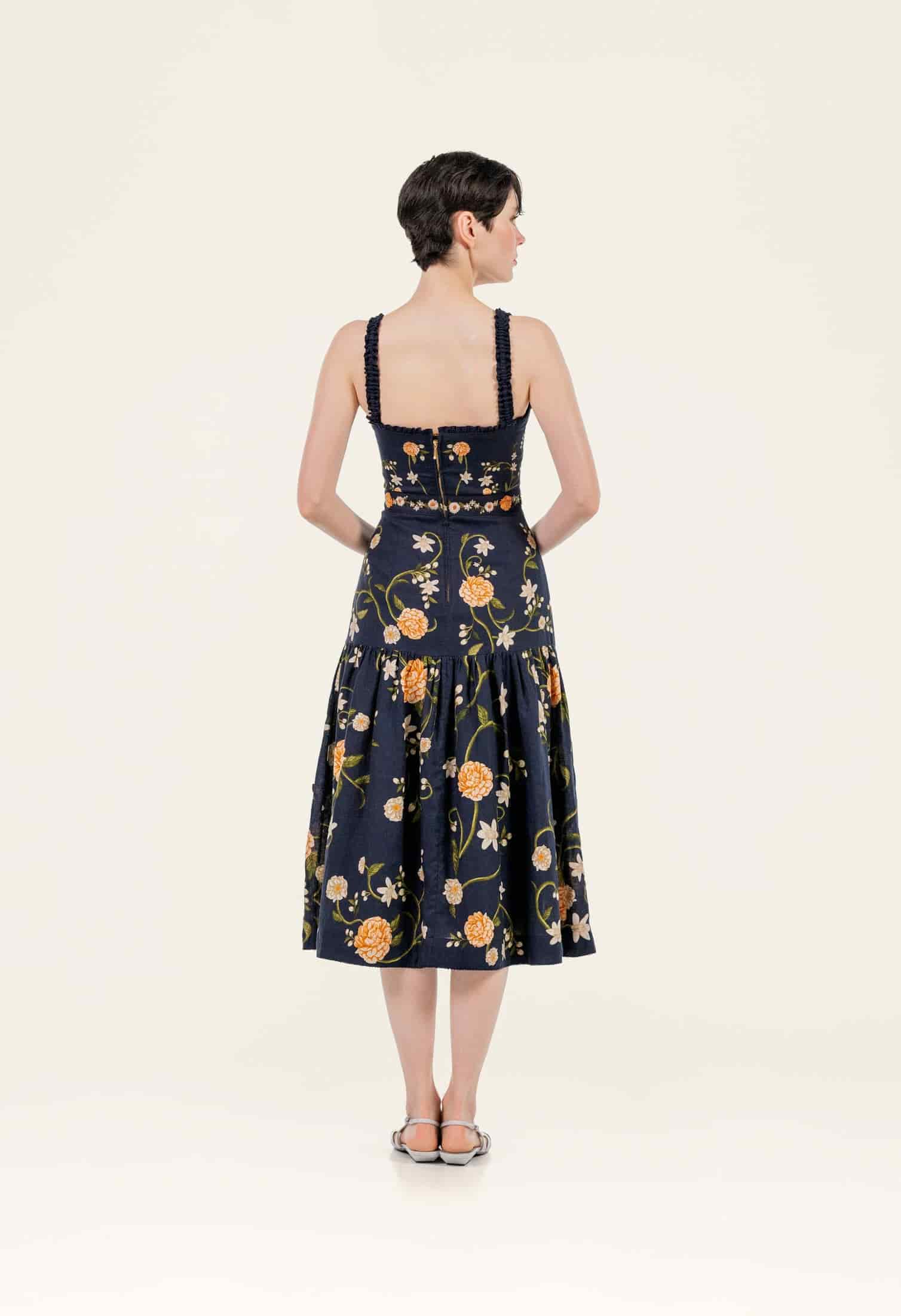 Nispero Valle Midi Dress - miniatura 3