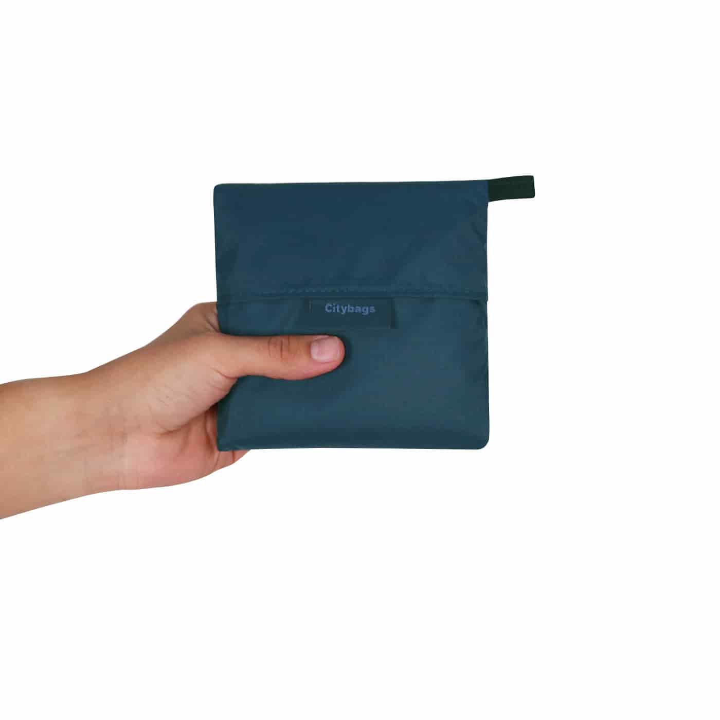 Bolsa Compras Light Azul Citybags - miniatura 2
