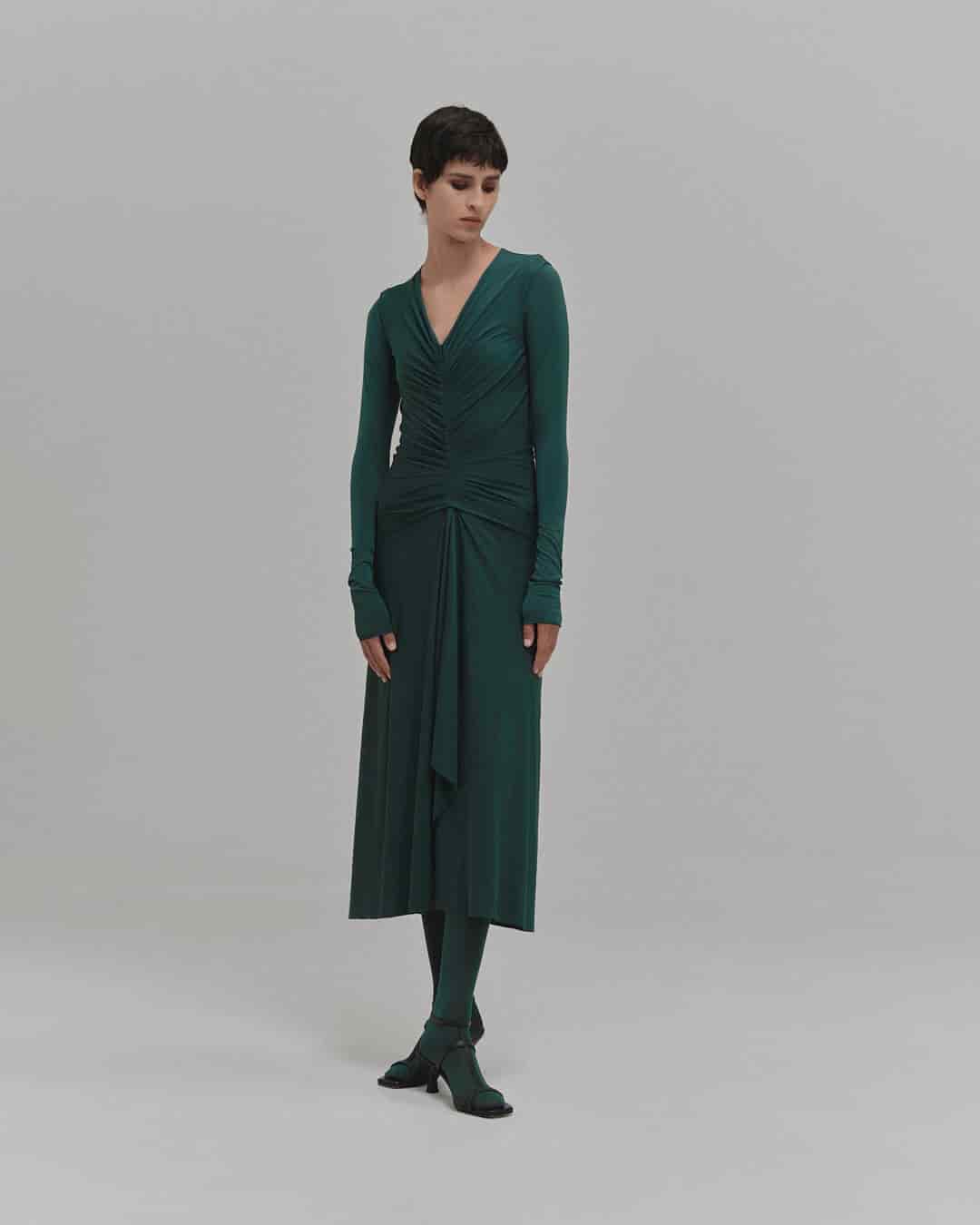 "CARDO" MIDI DRESS - miniatura 2