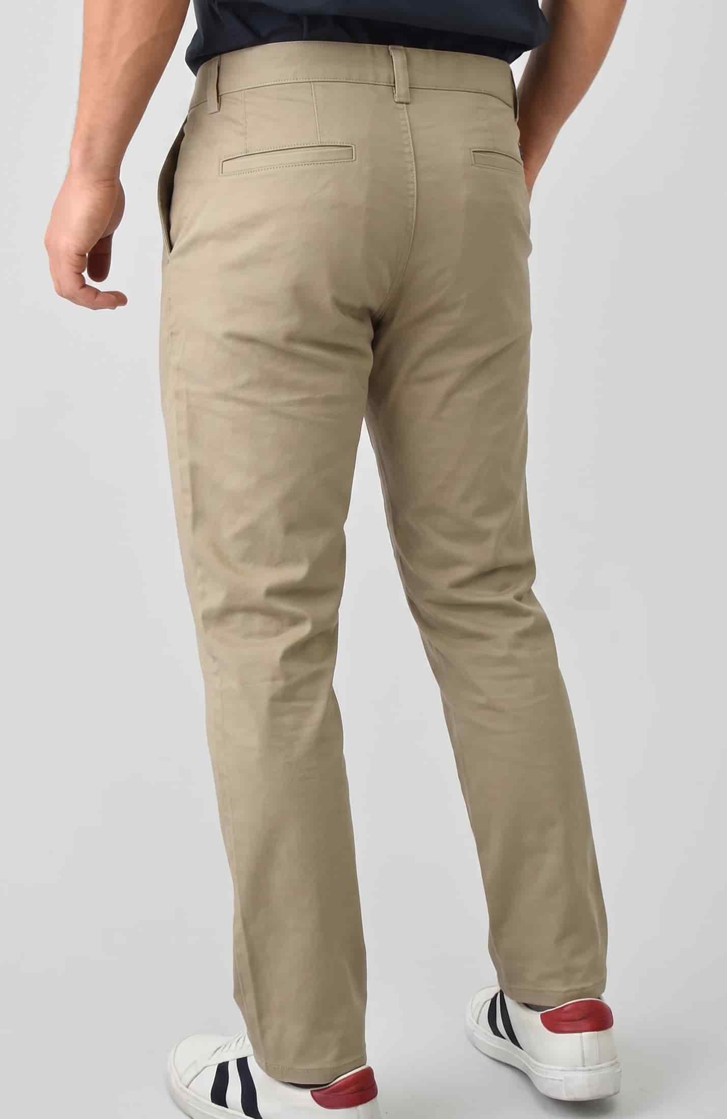 PANTALÓN DRILL BEIGE PARA HOMBRE - miniatura 3