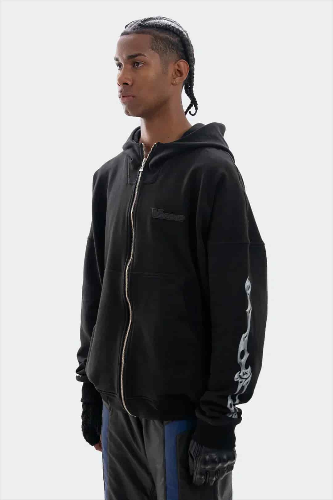 VENENO BUZO ZIP UP GRUNGE BONES - miniatura 5