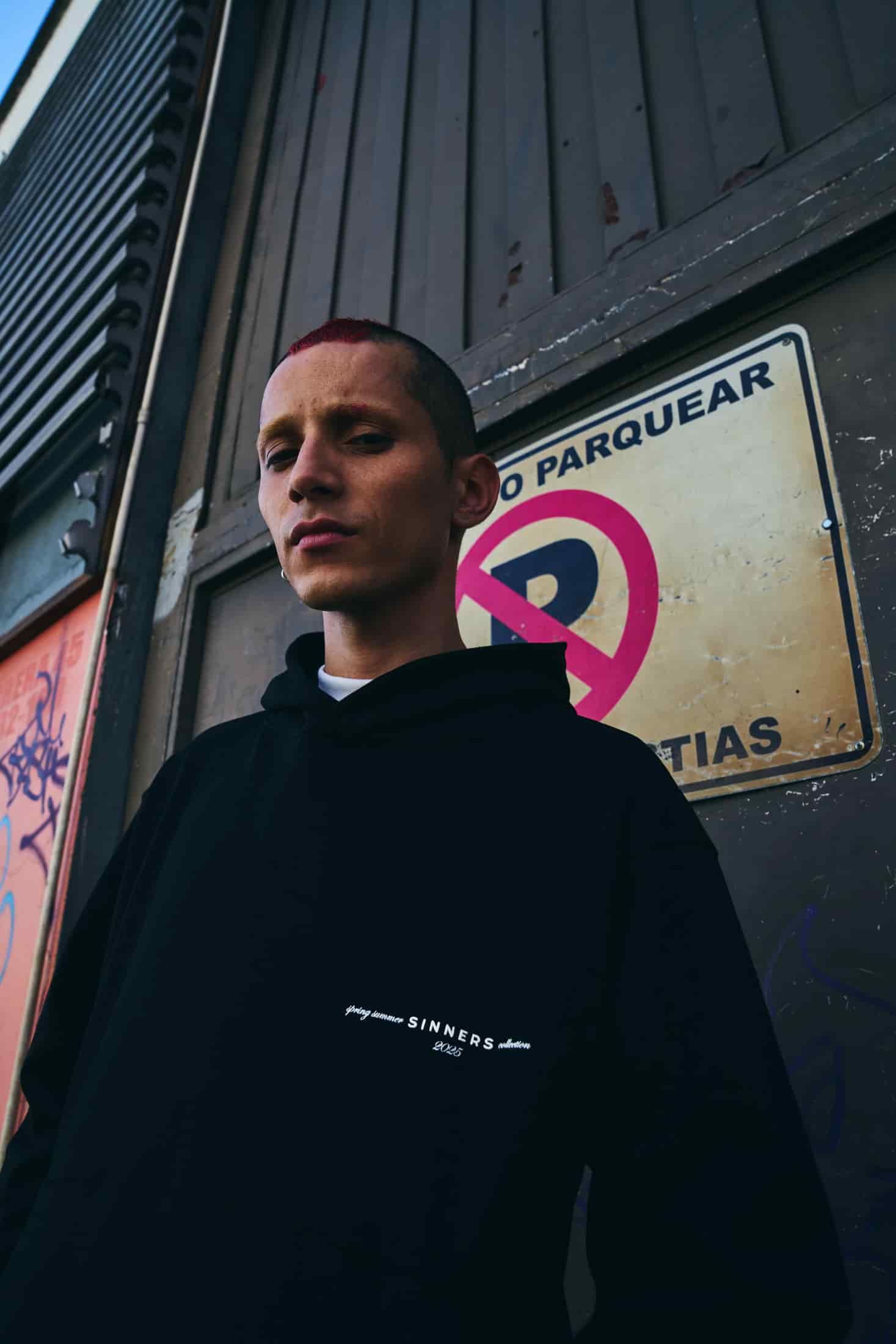 GARMENTS BLACK HOODIE - miniatura 7