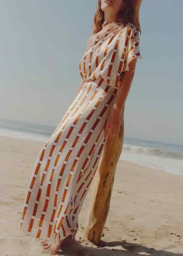 Chiminango Satin Silk Blouse / Horse Reins - miniatura 3