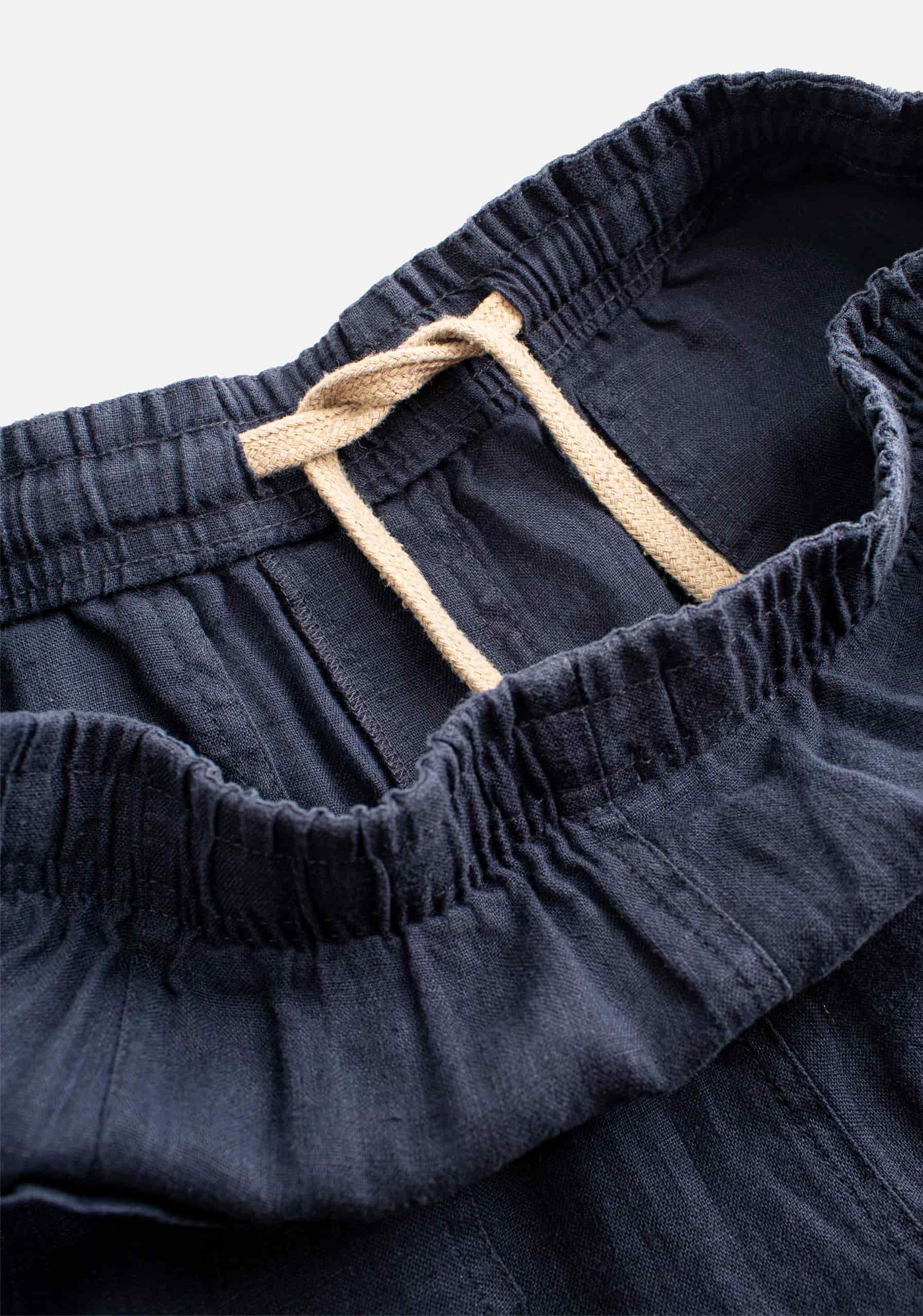 Pantalon H Hopkins Jogger Lino Azul Osc. - miniatura 3