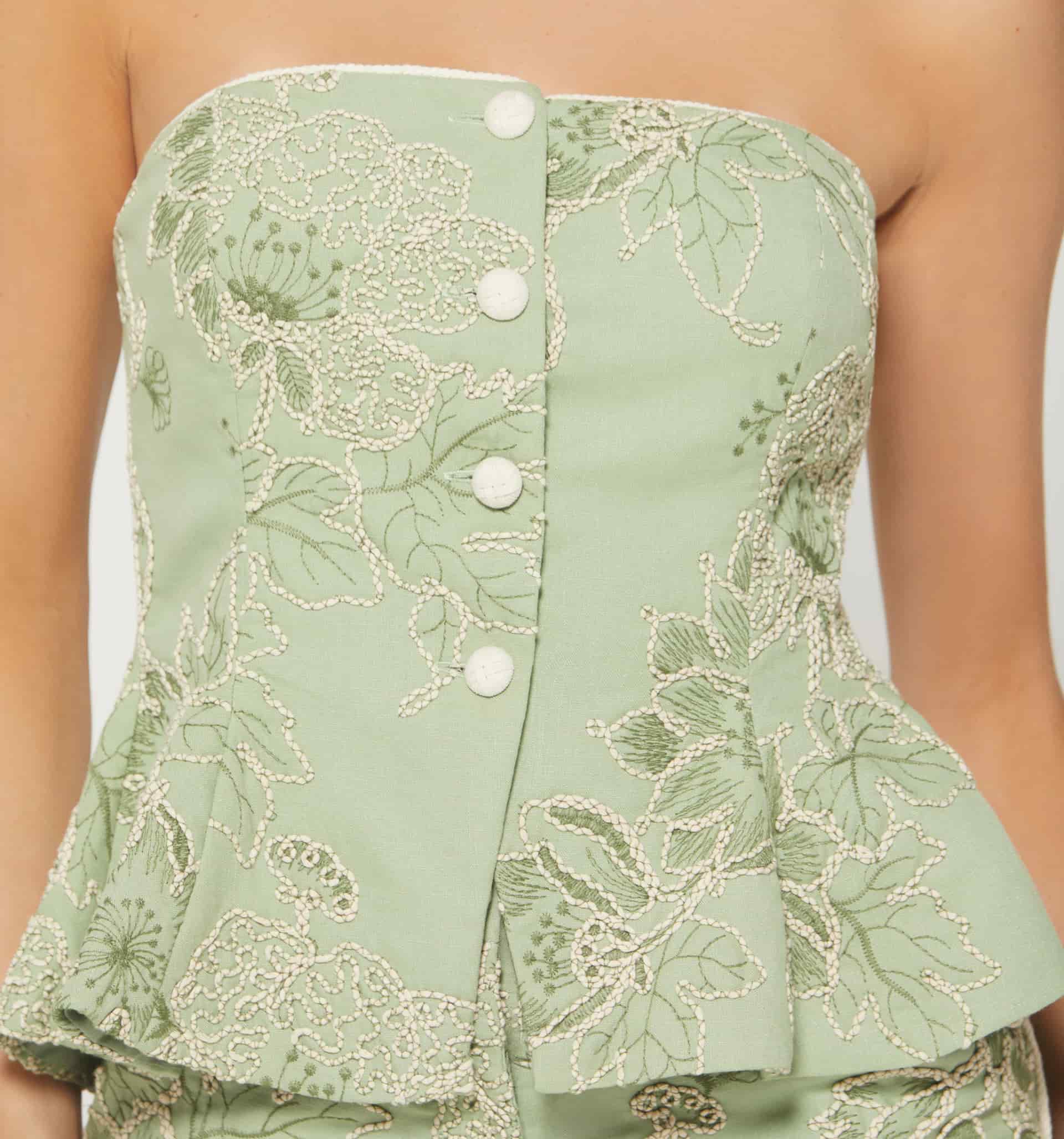 Blusa strapless - miniatura 4