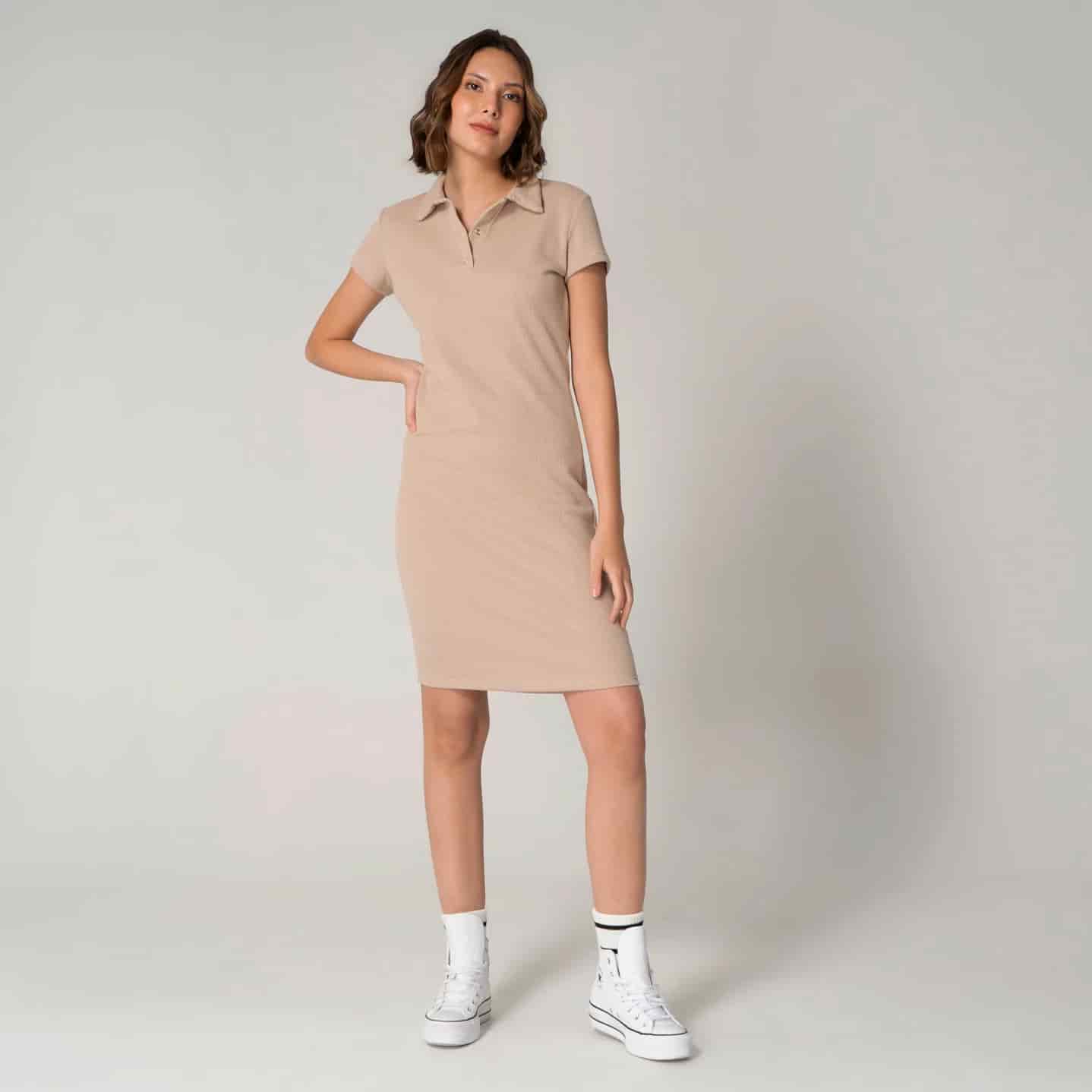 Vestido Slim Cuello Camisero Sport England - miniatura 14