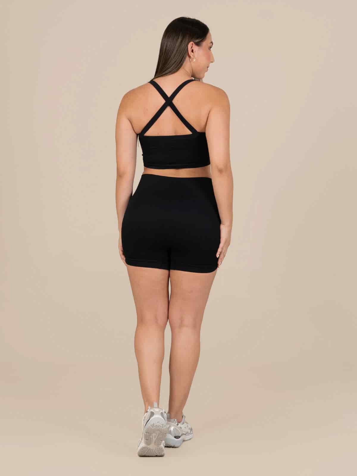 Talia short set seamless negro - miniatura 2