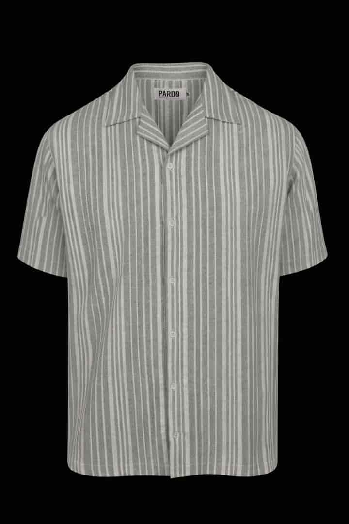 Camisa rayas verdes - miniatura 2