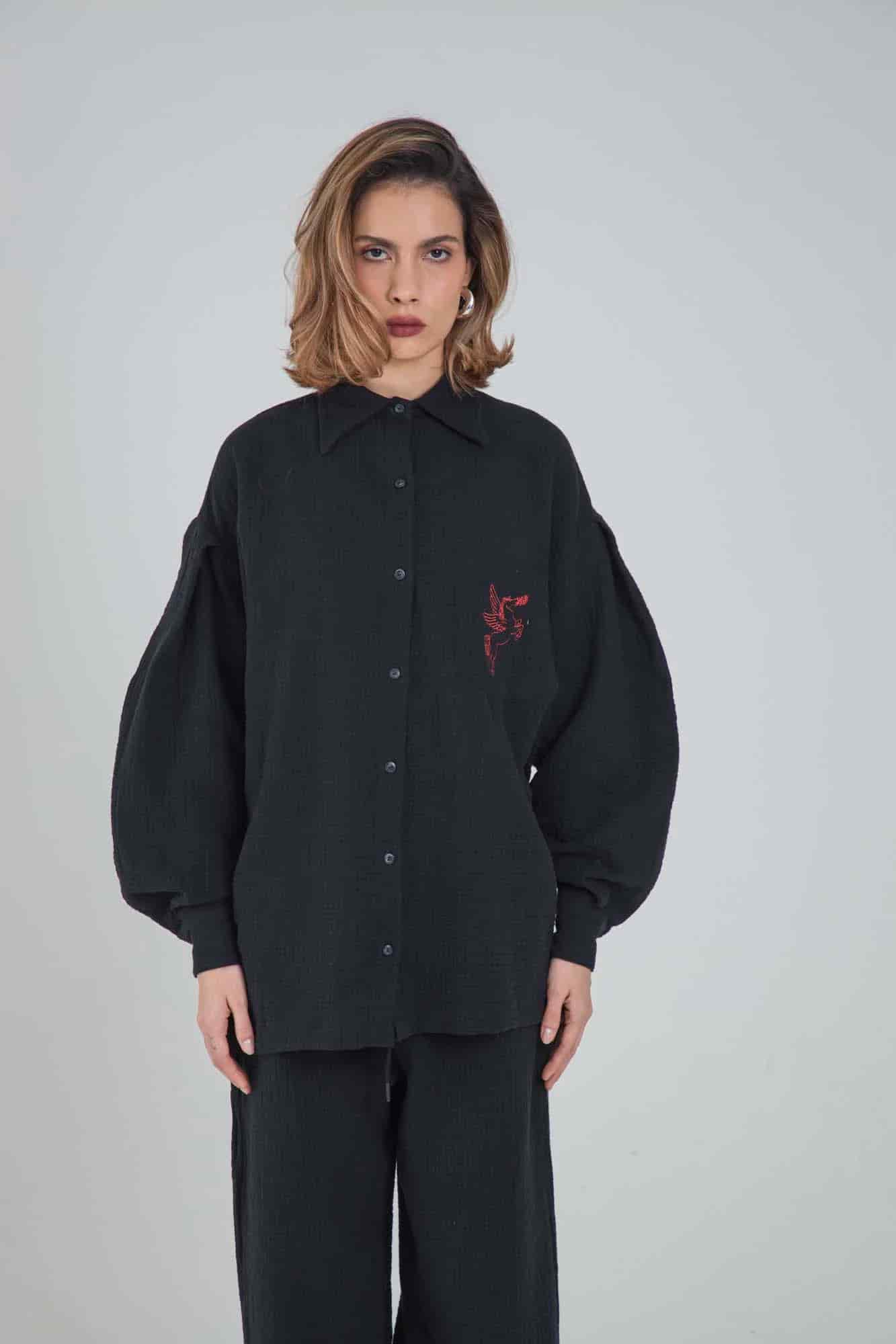 PEGASUS BLACK SHIRT - miniatura 7