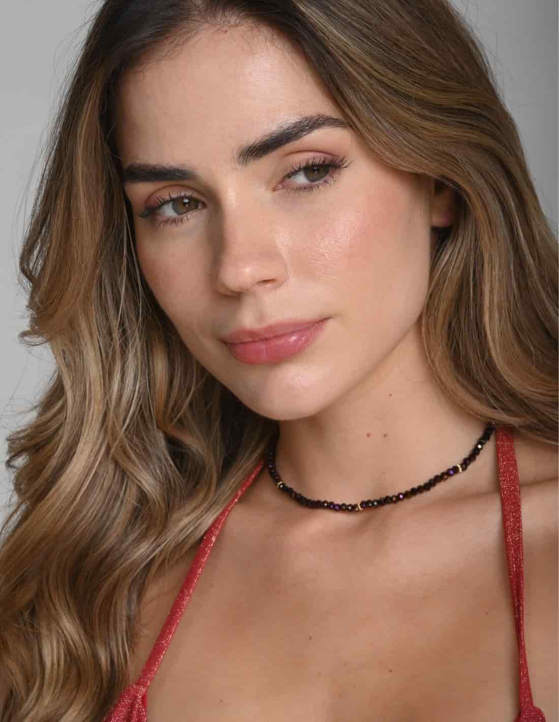 Choker Kiran Purple + Black - miniatura 2