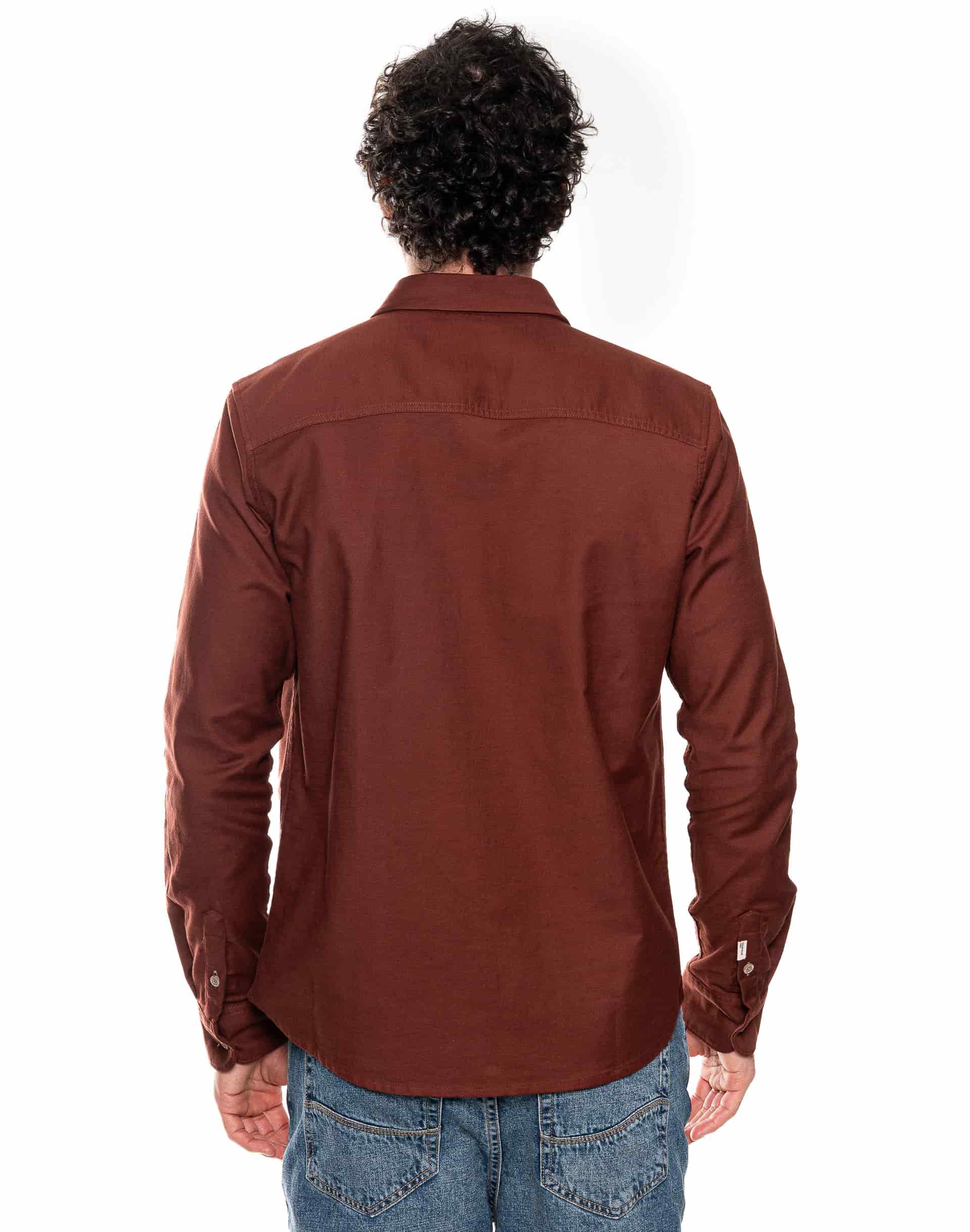 Camisa Manga Larga Efecto Lino - miniatura 2