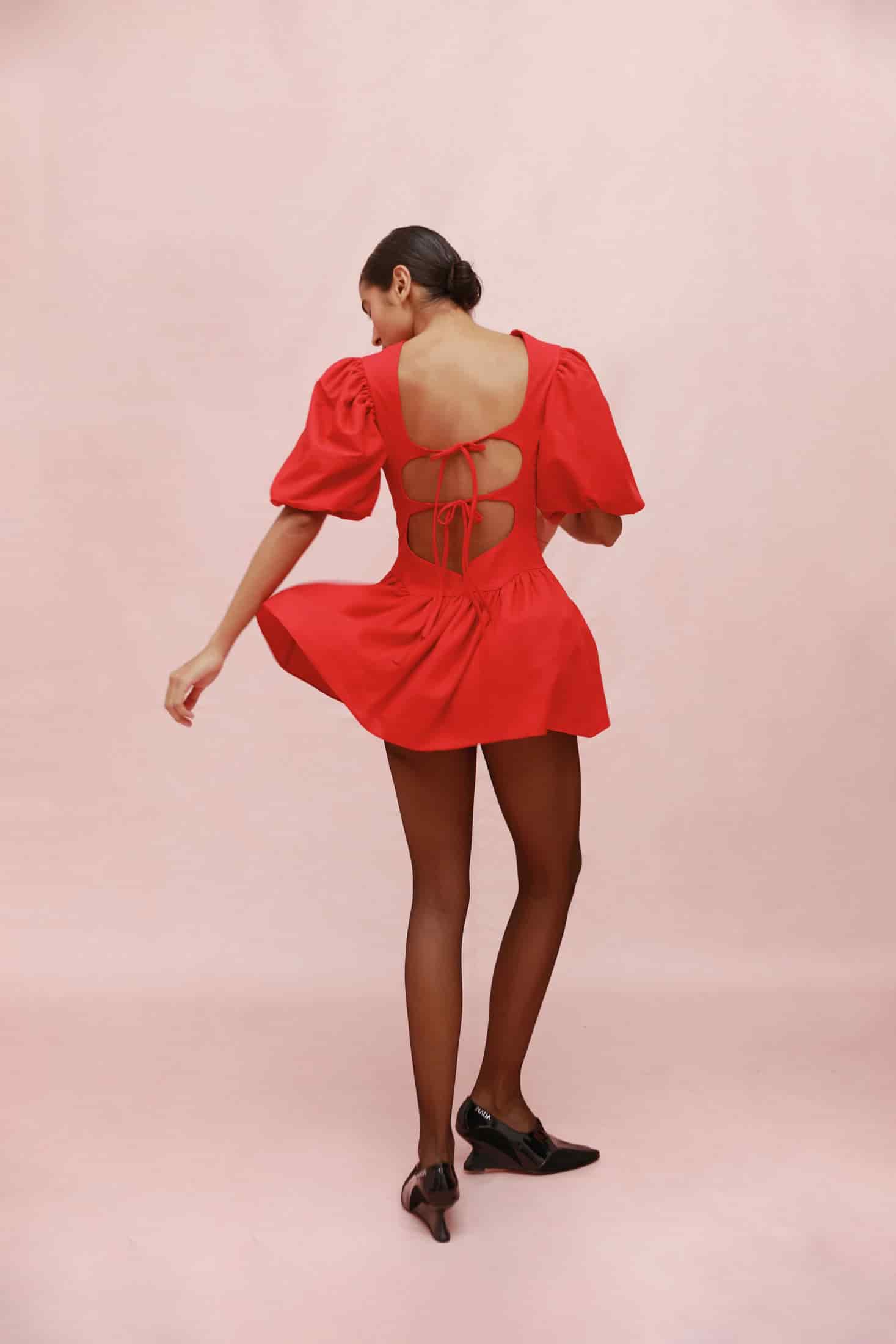 SONSOL DRESS (CHERRY) - miniatura 2