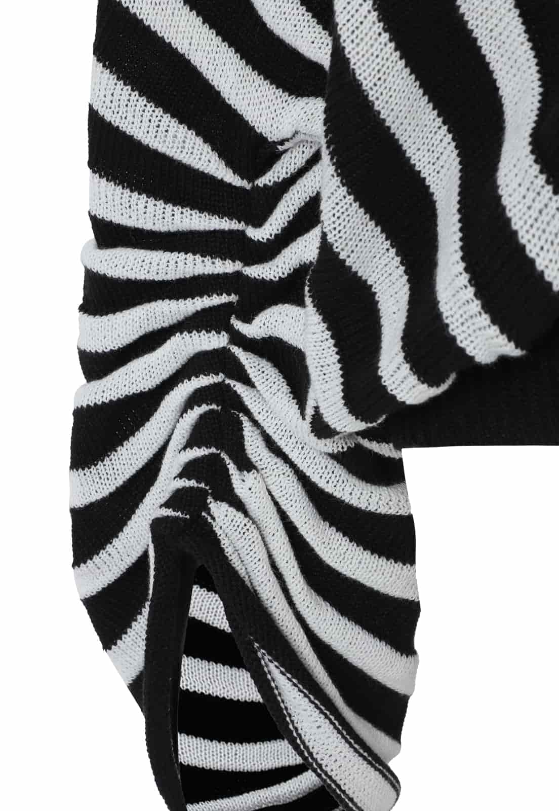 TWO TONE V NECK SWEATER - miniatura 5