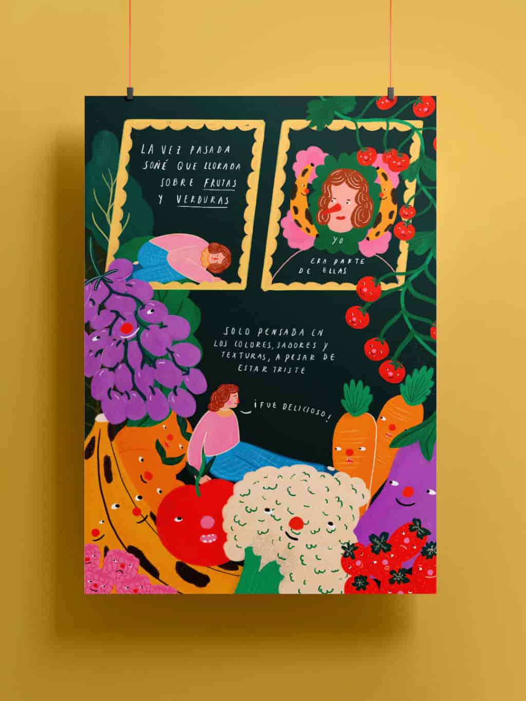 Póster ensalada de frutas - miniatura 2