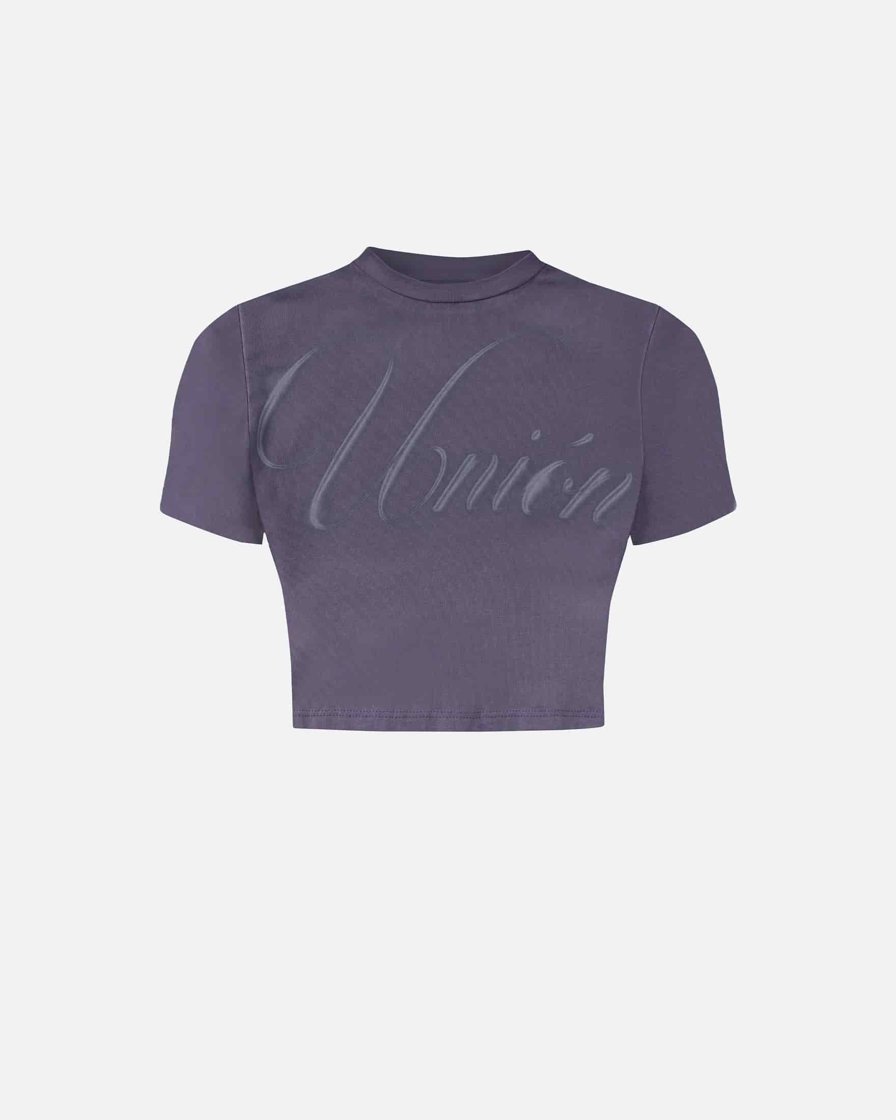 Santa Unión "Unión" Baby Tee Purple - miniatura 1