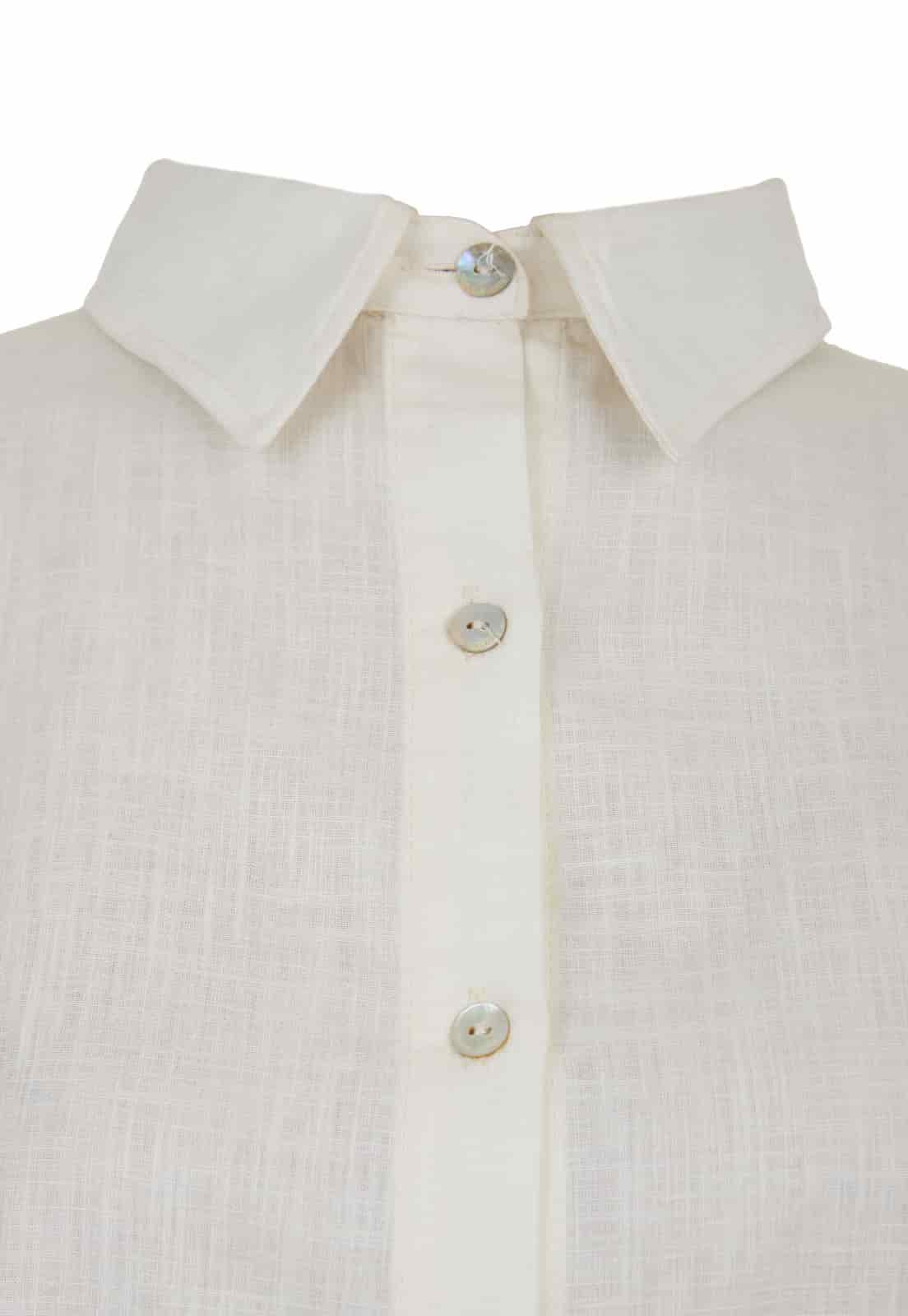 EMBROIDERED CAPE SHIRT - miniatura 5