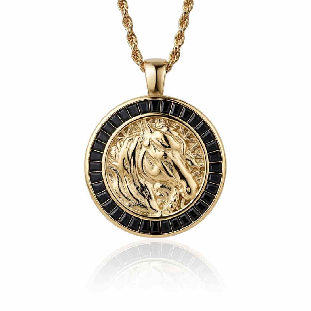 Medalla Equus Gemas Negras - miniatura 1