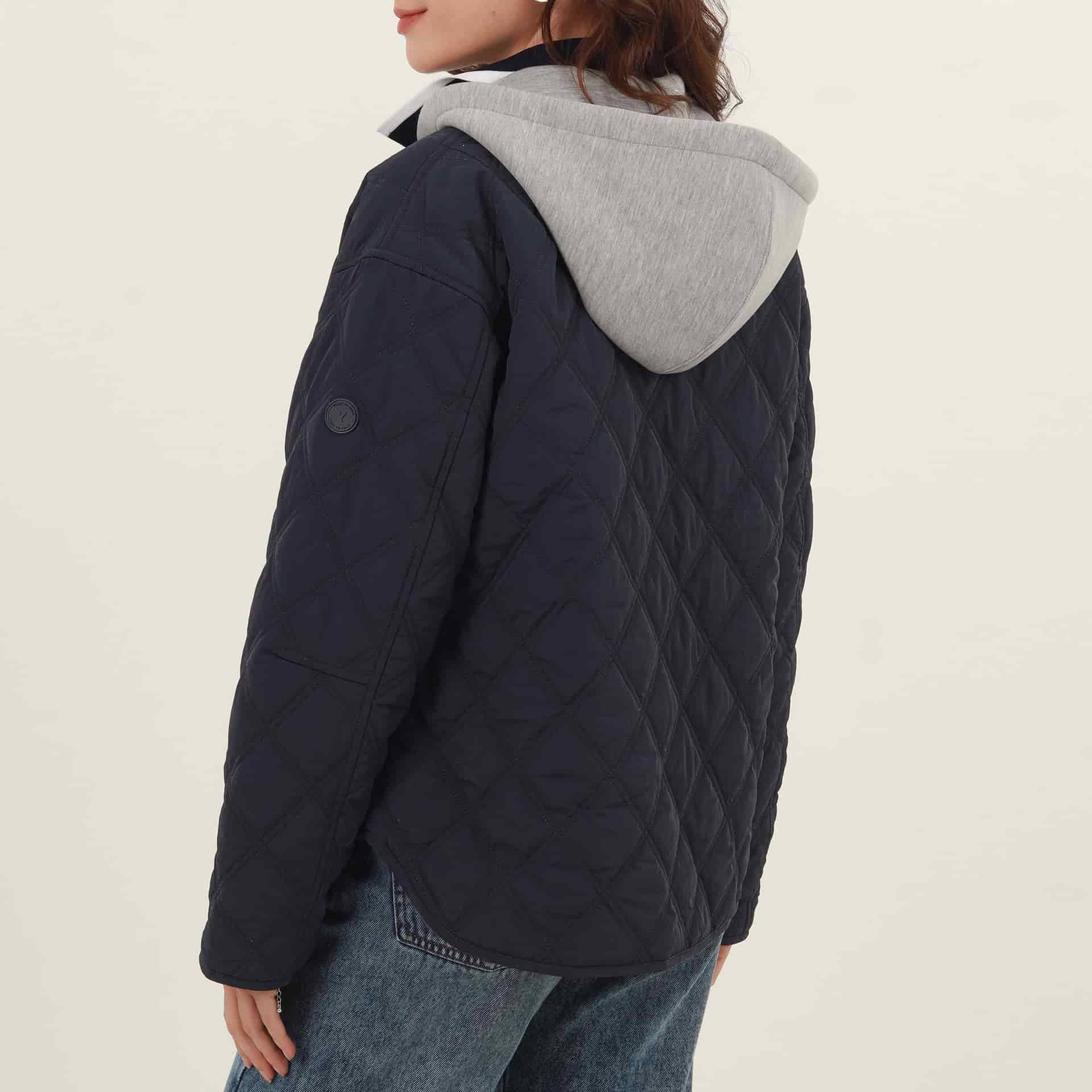 Chaqueta acolchada cuello redondo con capucha y pieza separable - miniatura 12