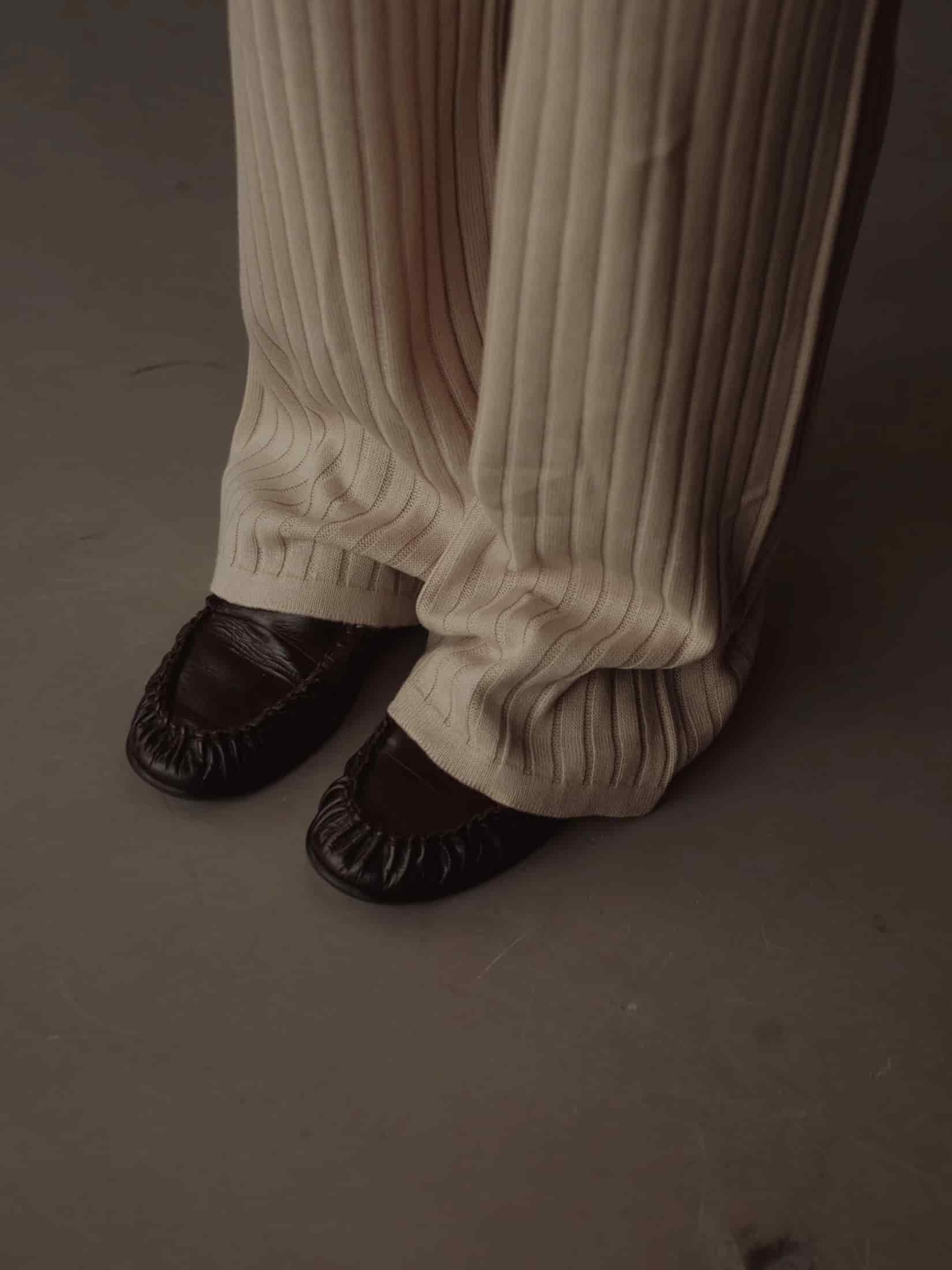 SAUNA KNIT PANTS - NATURAL - miniatura 3