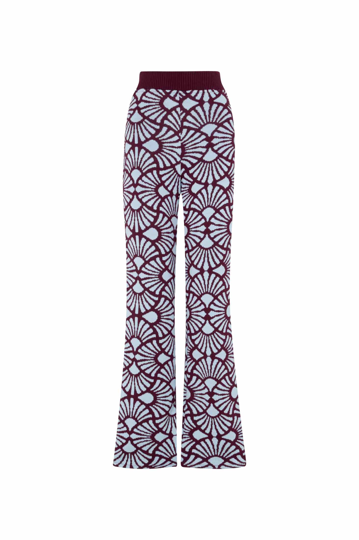 Pantalón Venus Vinotinto-Azul Celeste - miniatura 5