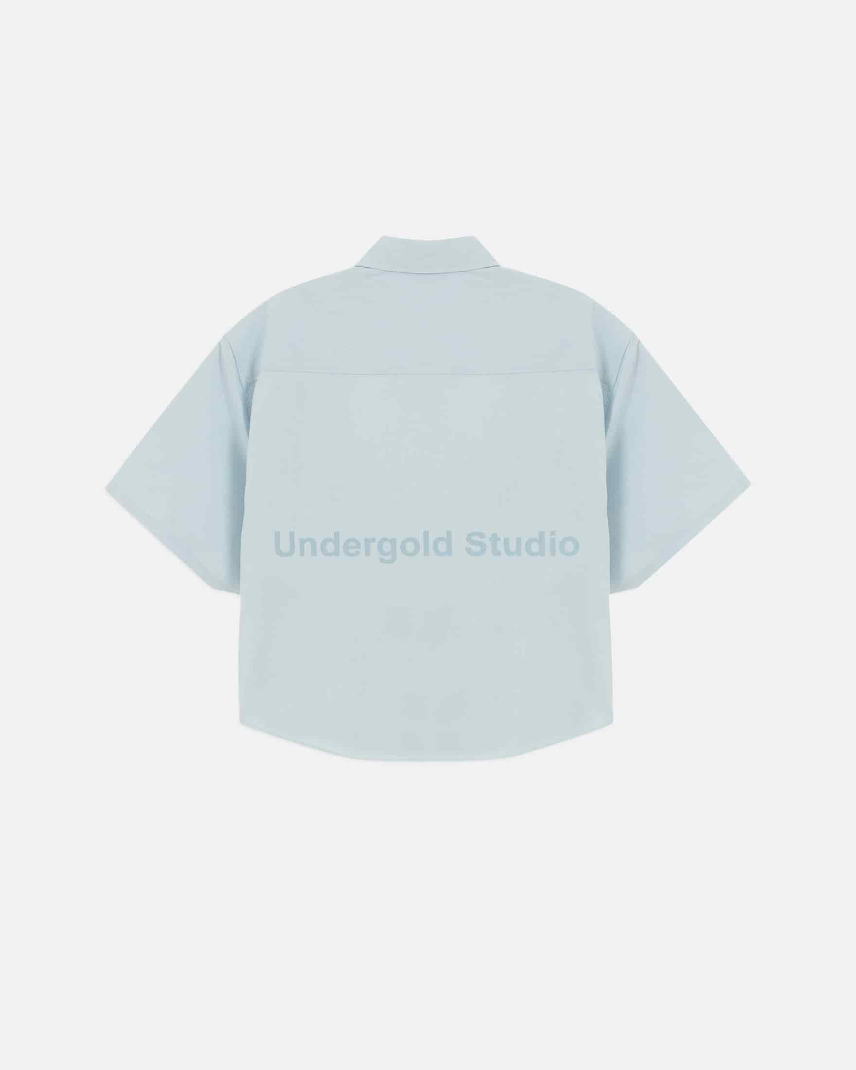 Basics Undergold Studio Boxy Fit Shirt Light Blue - miniatura 1